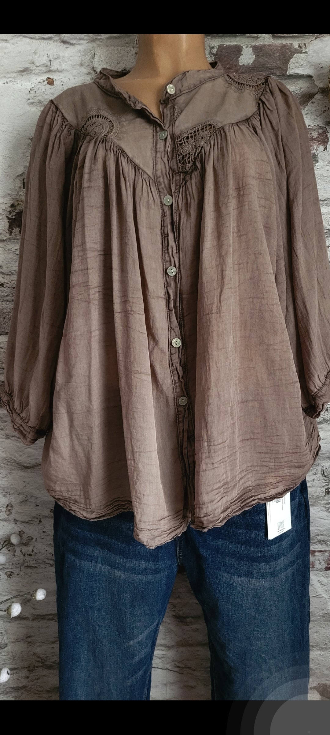 💕 CHEMISE BOHÈME