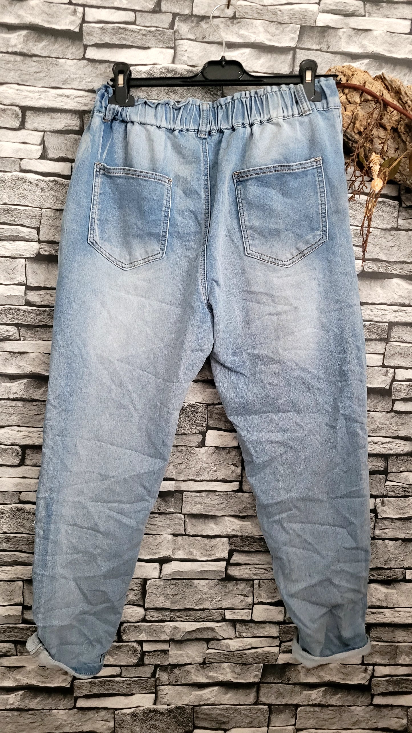 🌺Jean denim coupe confortable