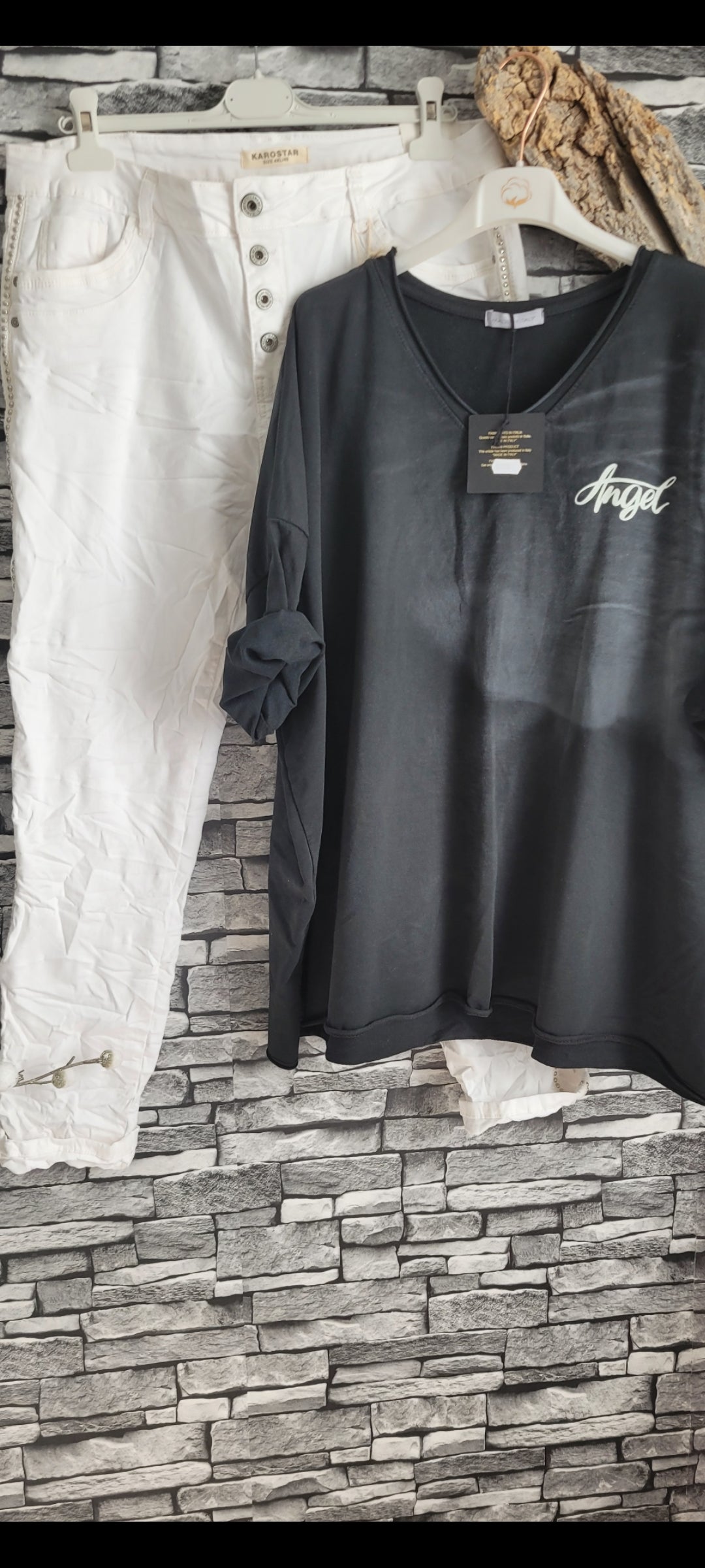 ⚜️ Jean Karostar Blanc Stretch