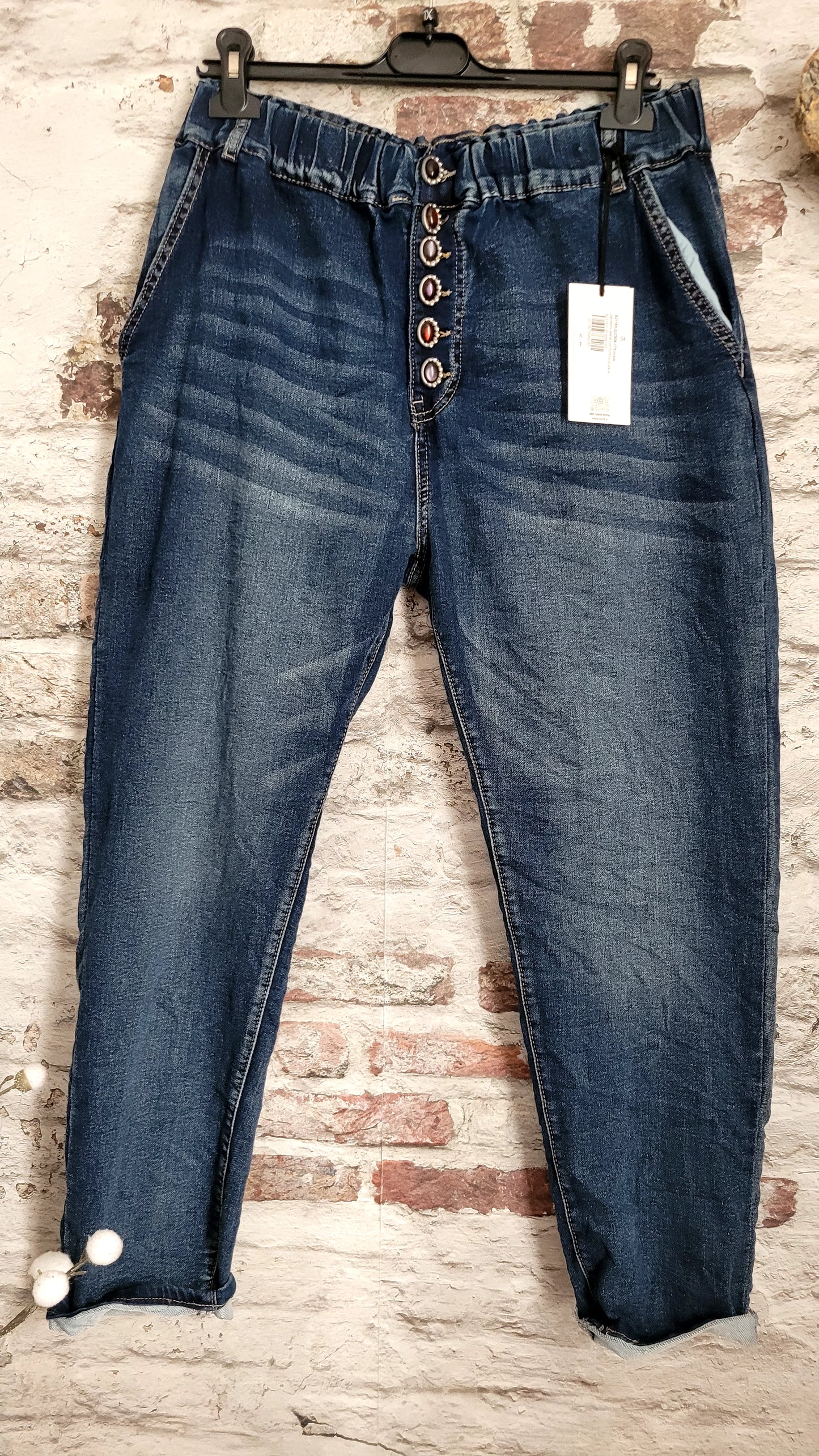 💕 JEAN TAILLE ÉLASTIQUE