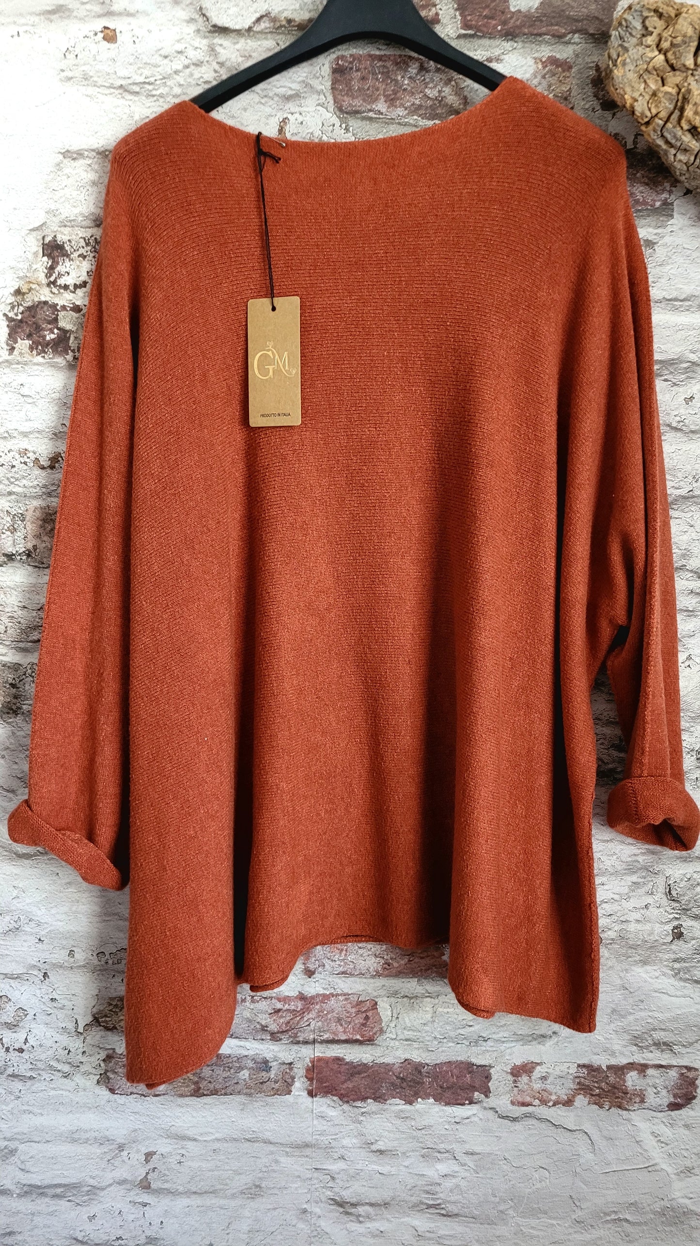 🍒 PULL OVERSIZE TERRACOTTA
