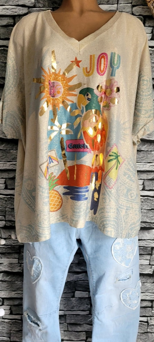 🌺 Top Lurex Été – Brillance & Légèreté