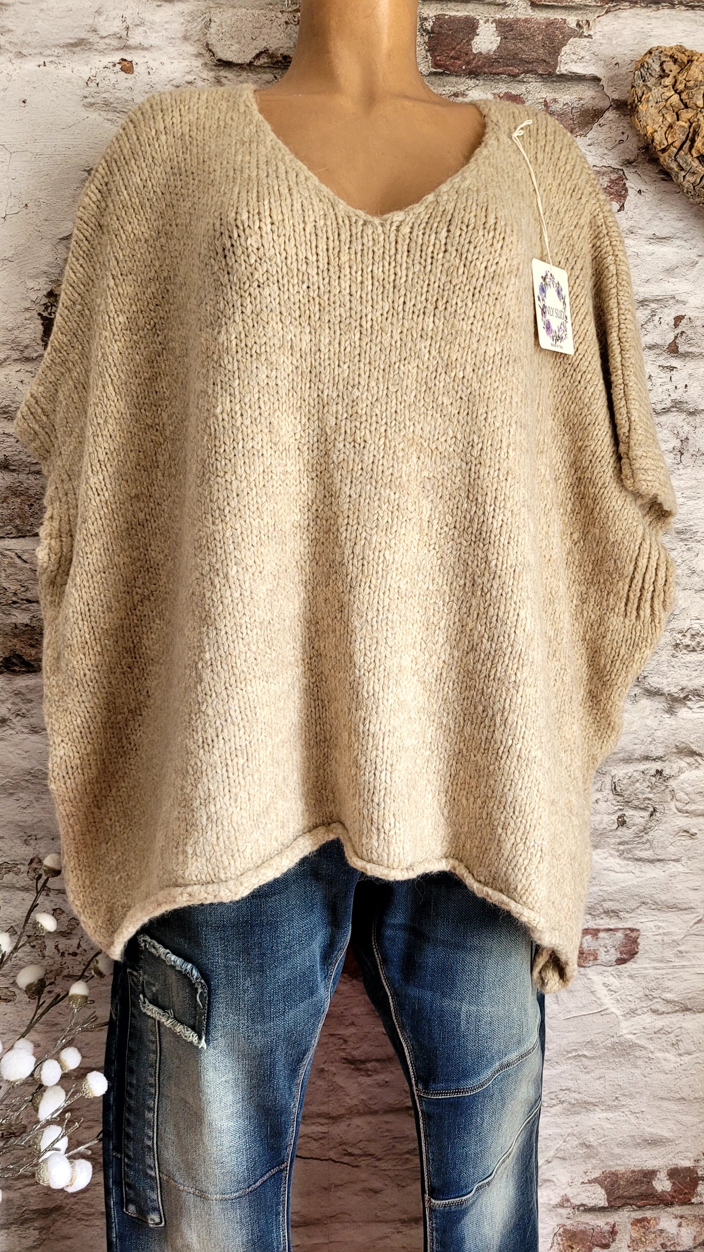 🌸 Pull poncho