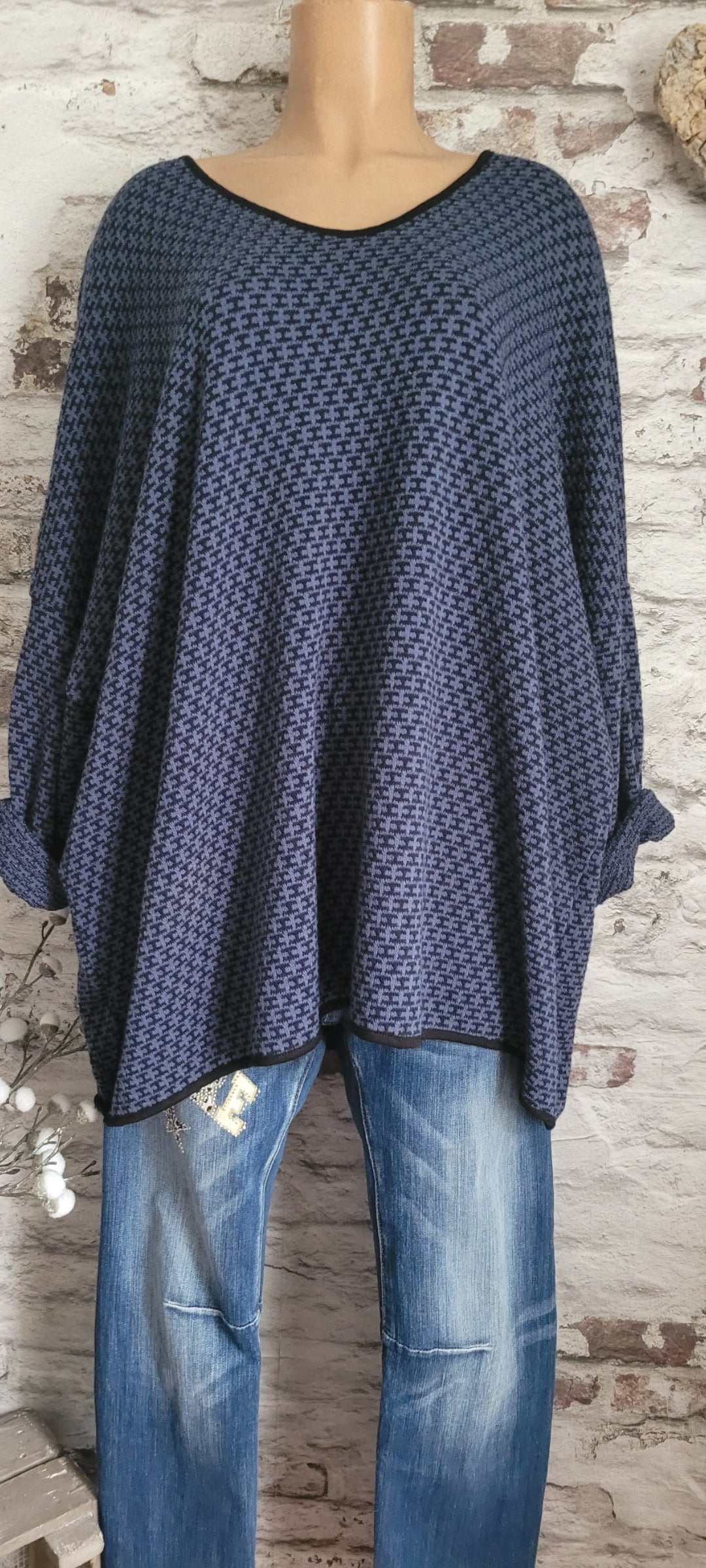 🍒 Pull Tunique Ample et Droite