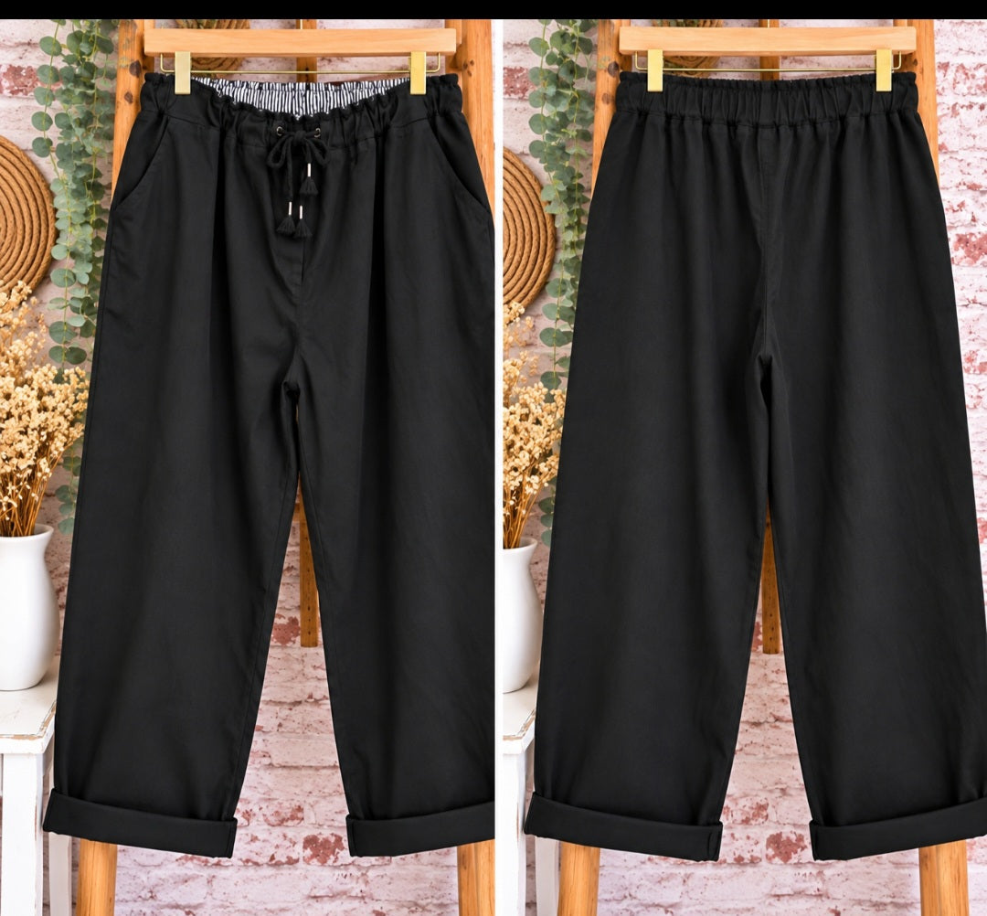 🤎Pantalon coton – Style bohème chic