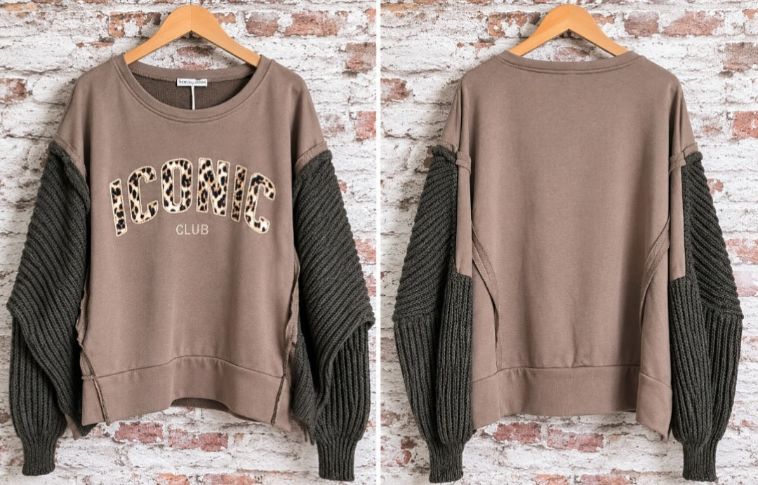 Sweat oversize bohème chic – ICONIC