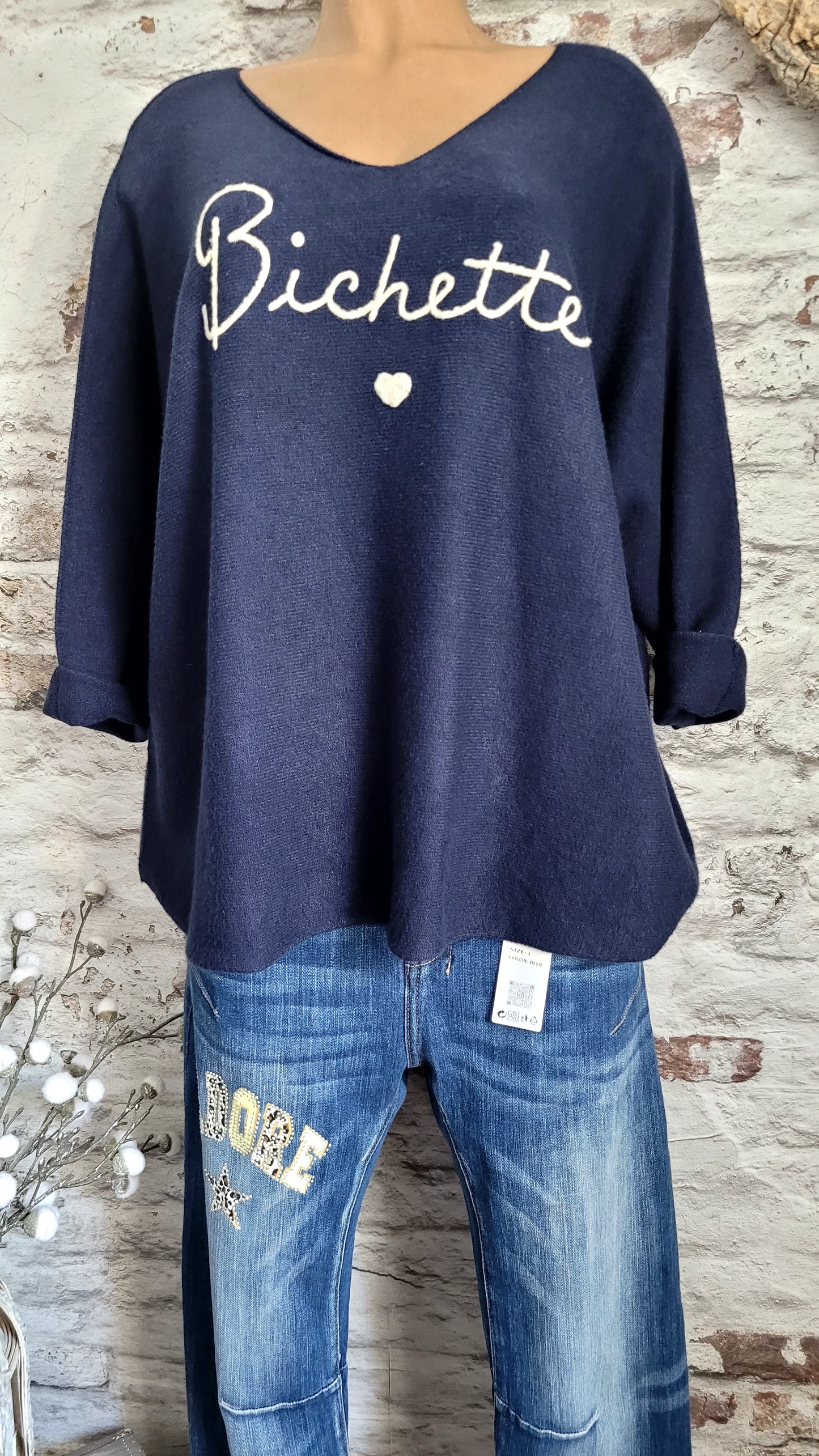 PULL BICHETTE plus pull oversize