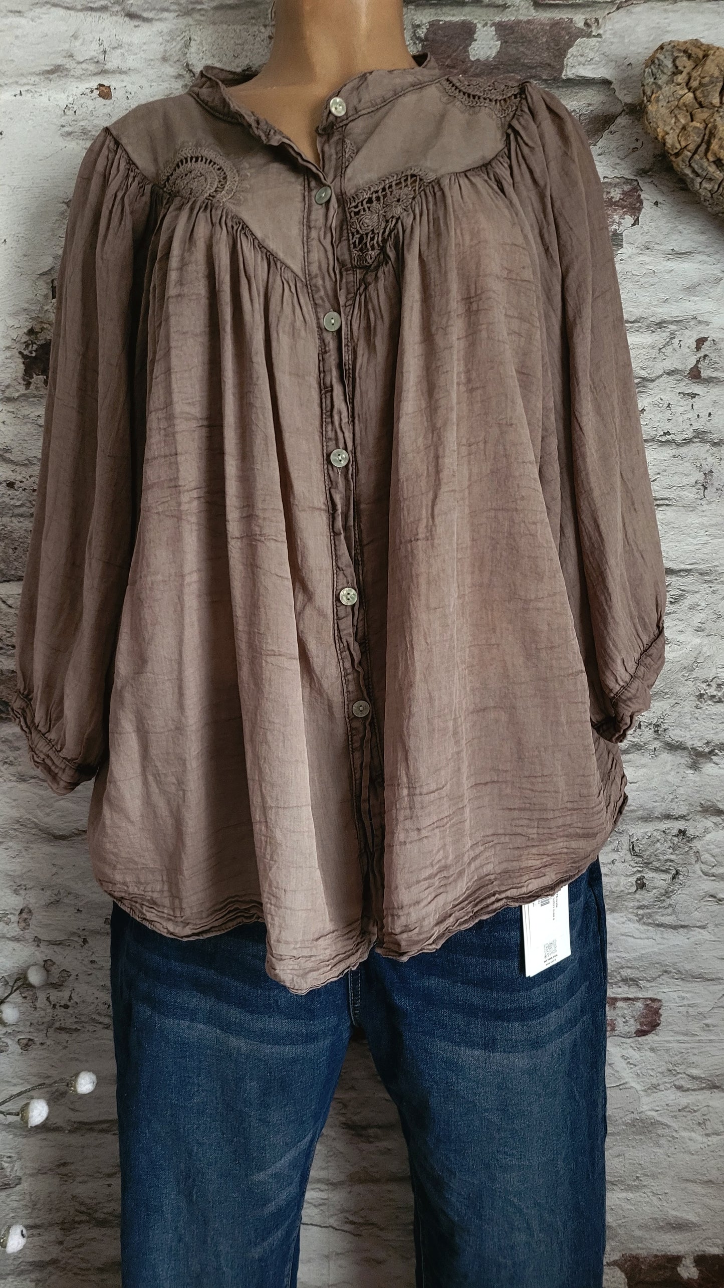 💕 CHEMISE BOHÈME