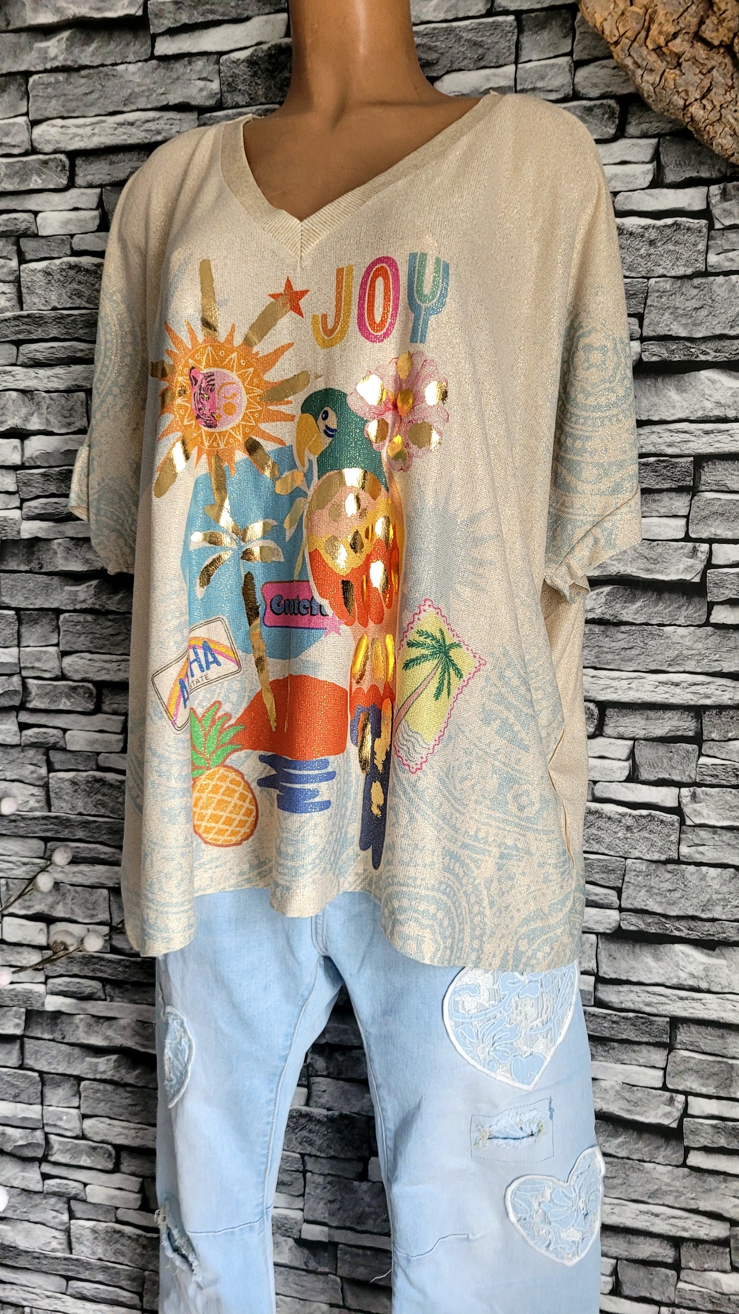 🌺 Top Lurex Été – Brillance & Légèreté