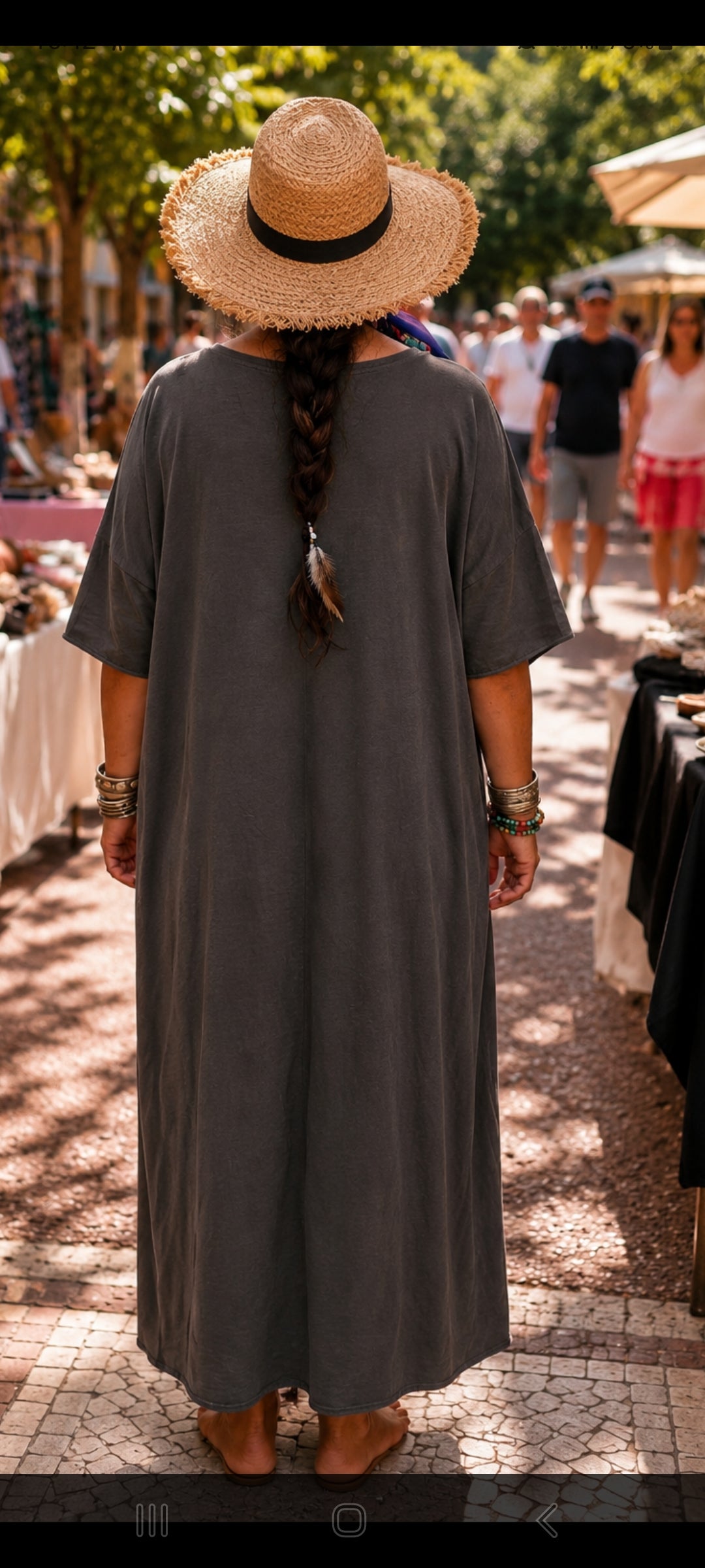 🍀 Robe Maxi "La Dolce Vita" – Style Hippie Chic & Confort Absolu