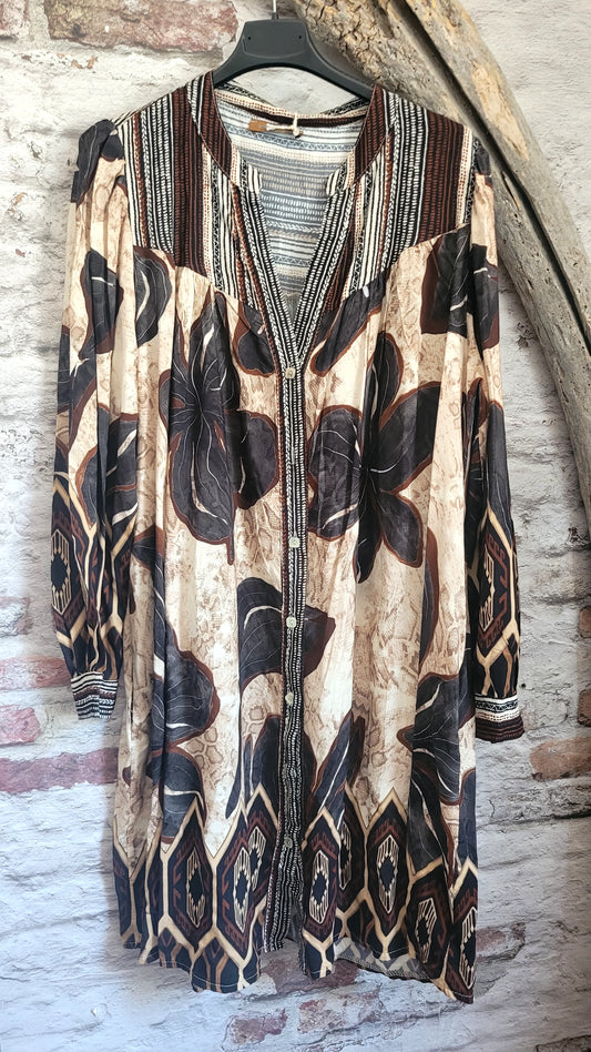 Tunique motif floral