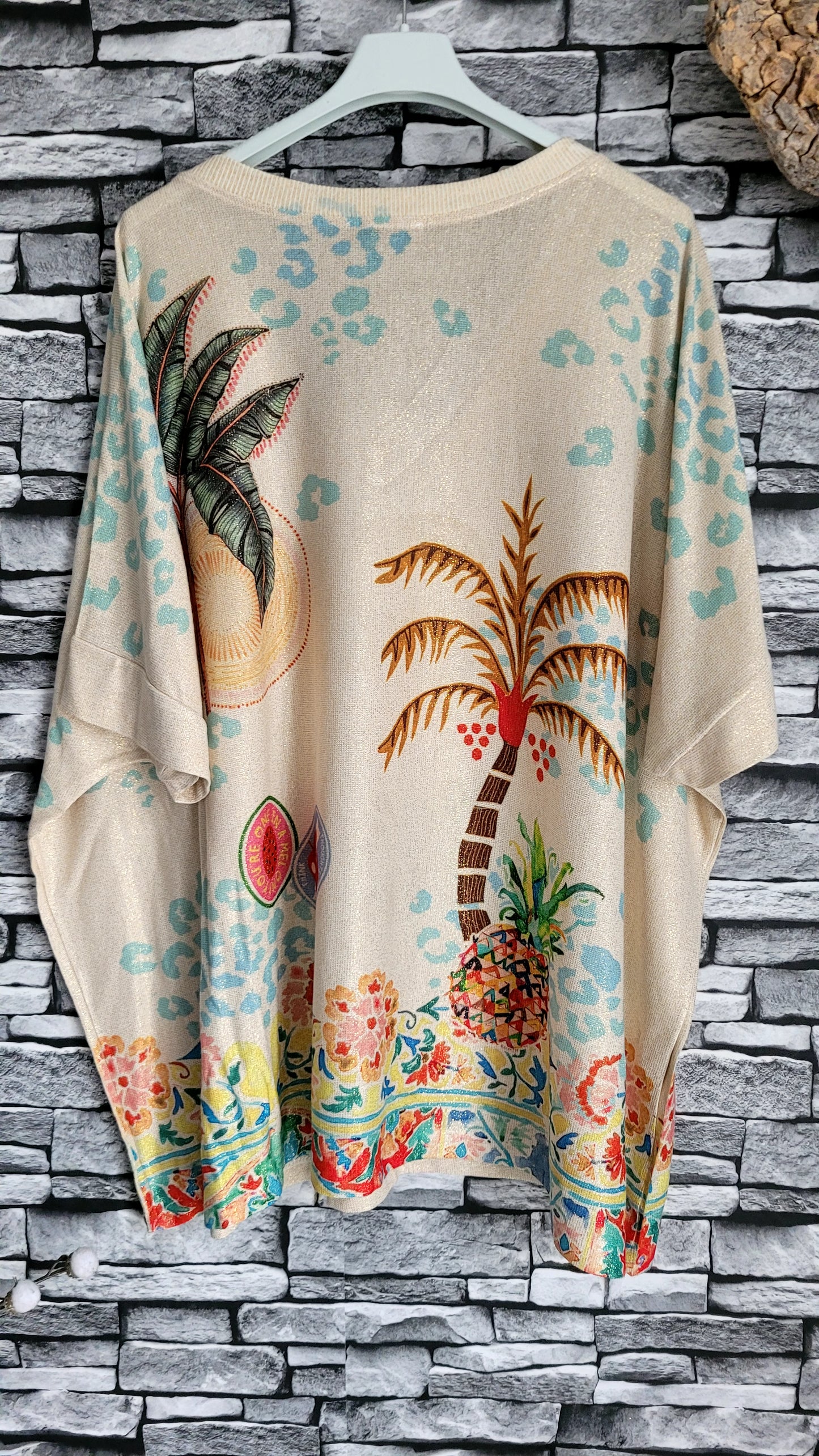 🌸 Top Oversize Lurex