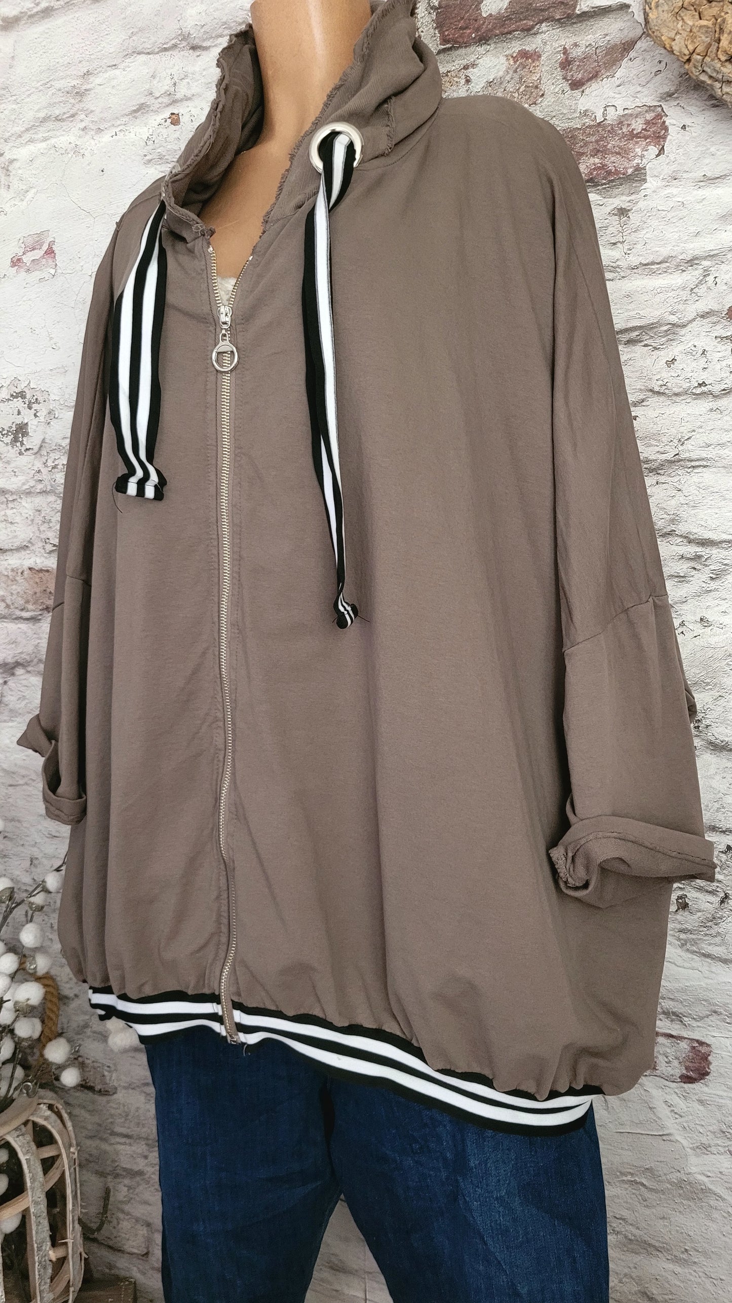 🥀 VESTE SWEAT OVERSIZE