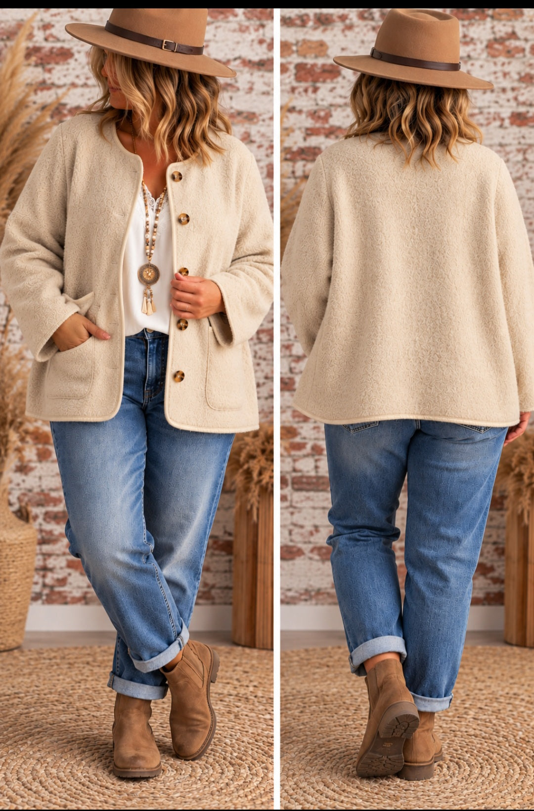 Petite veste douce – Style bohème chic