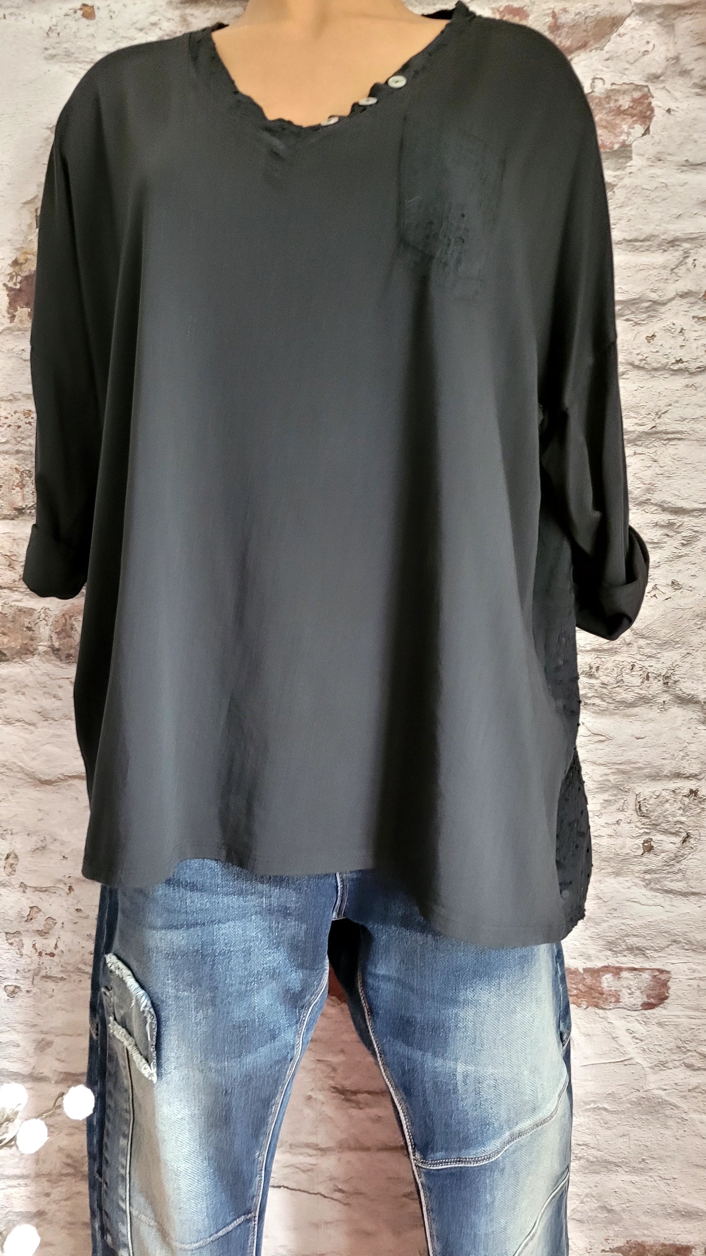 🖤 t-shirt "Broderie Douce"
