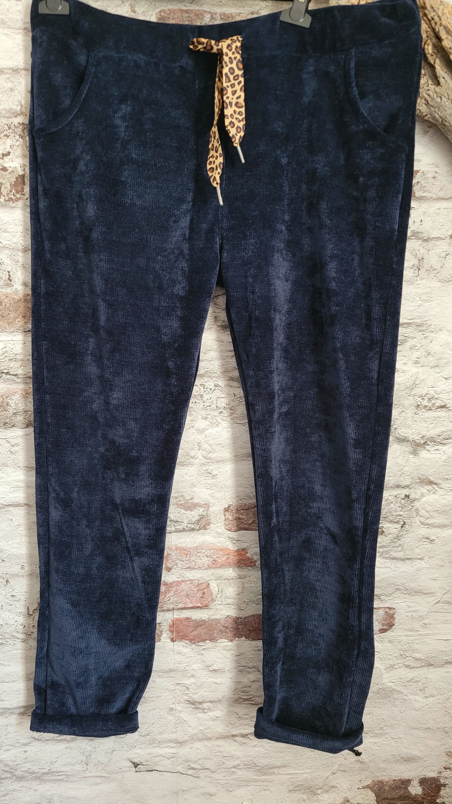 ⚜️ PANTALON VELOURS CÔTELÉ