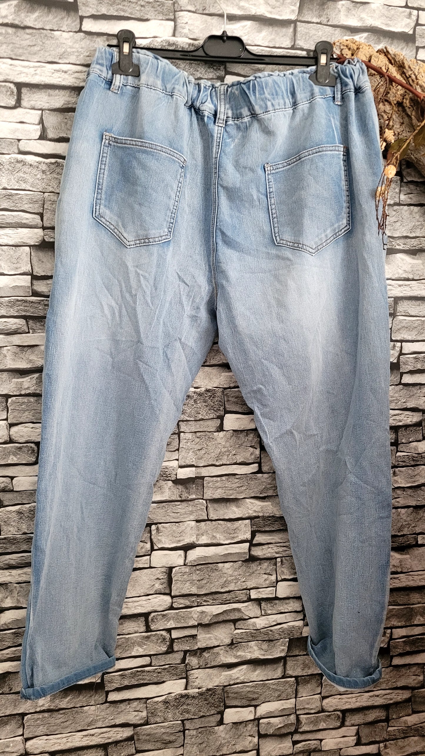 🌺Jean denim coupe confortable