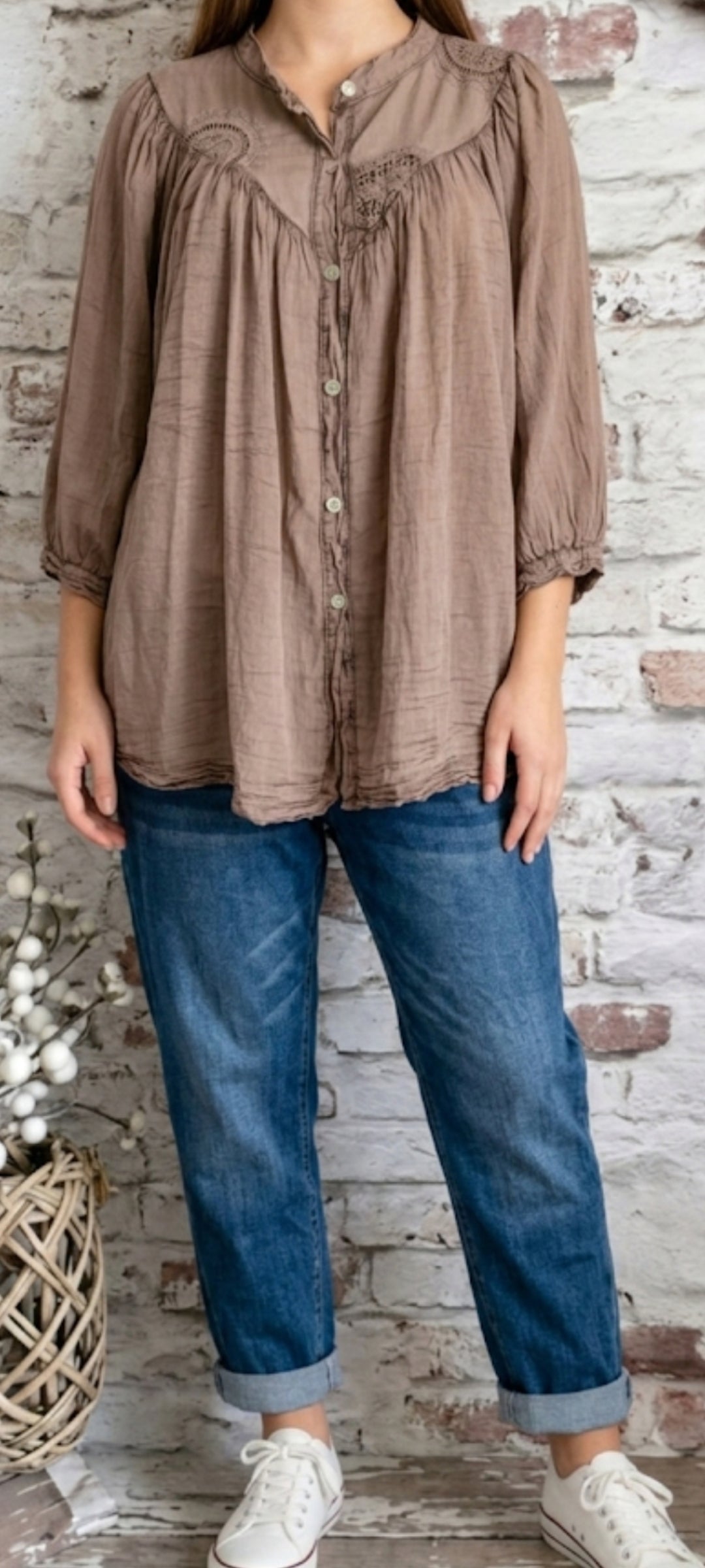 💕 CHEMISE BOHÈME