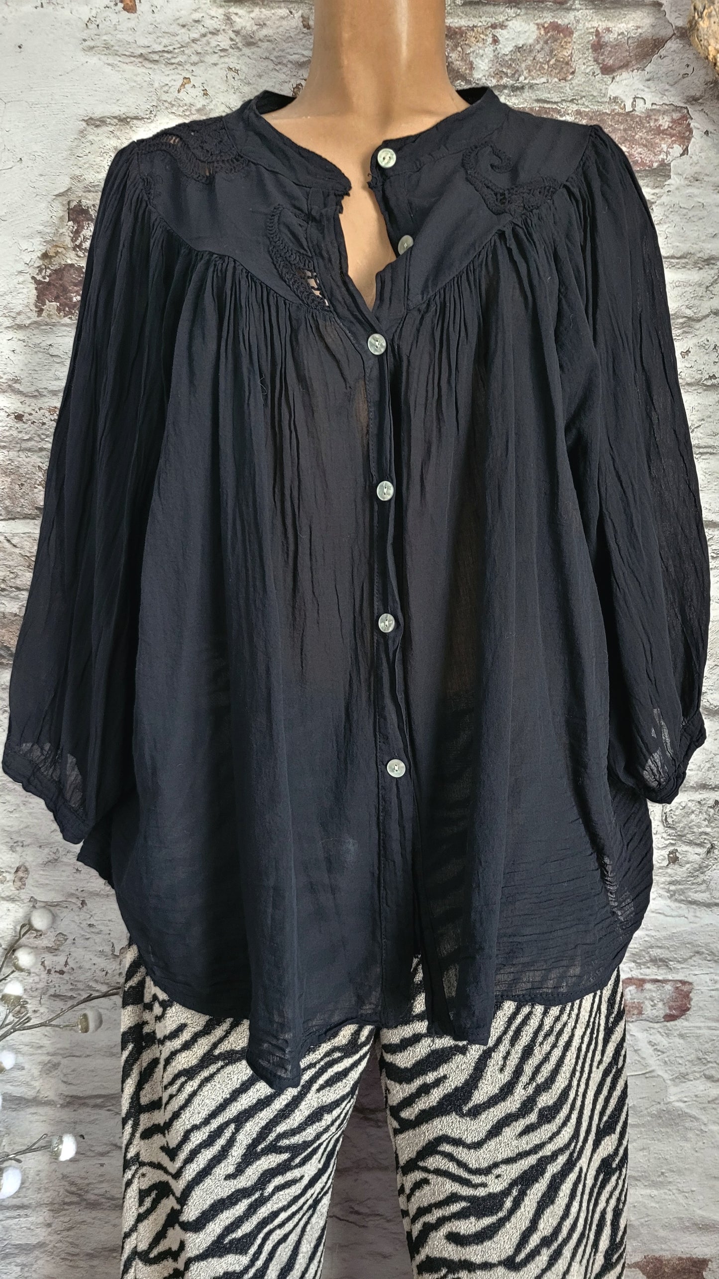 💕 CHEMISE BOHÈME