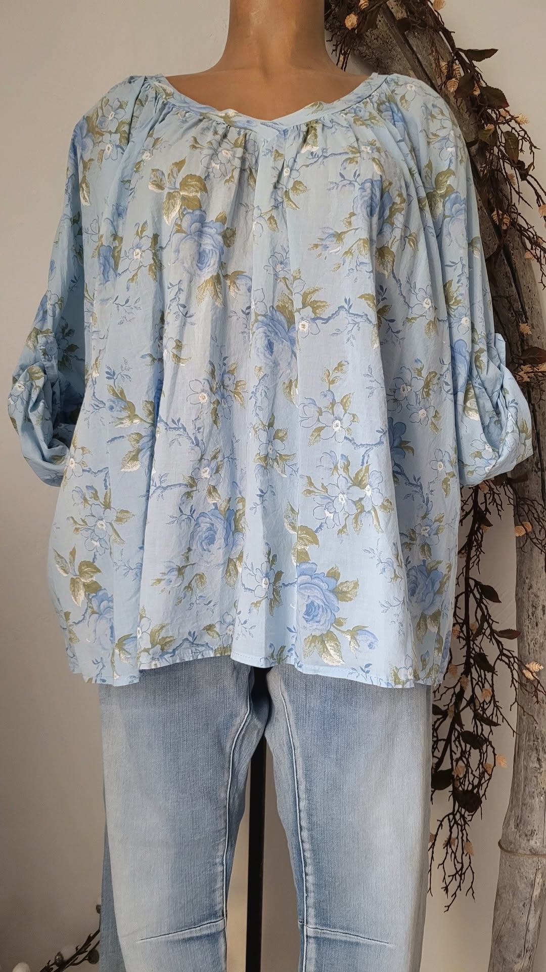 💕 Blouse Bohème Fleurie