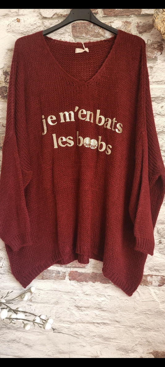PULL ' JE M'EN BATS LES BOOBA'