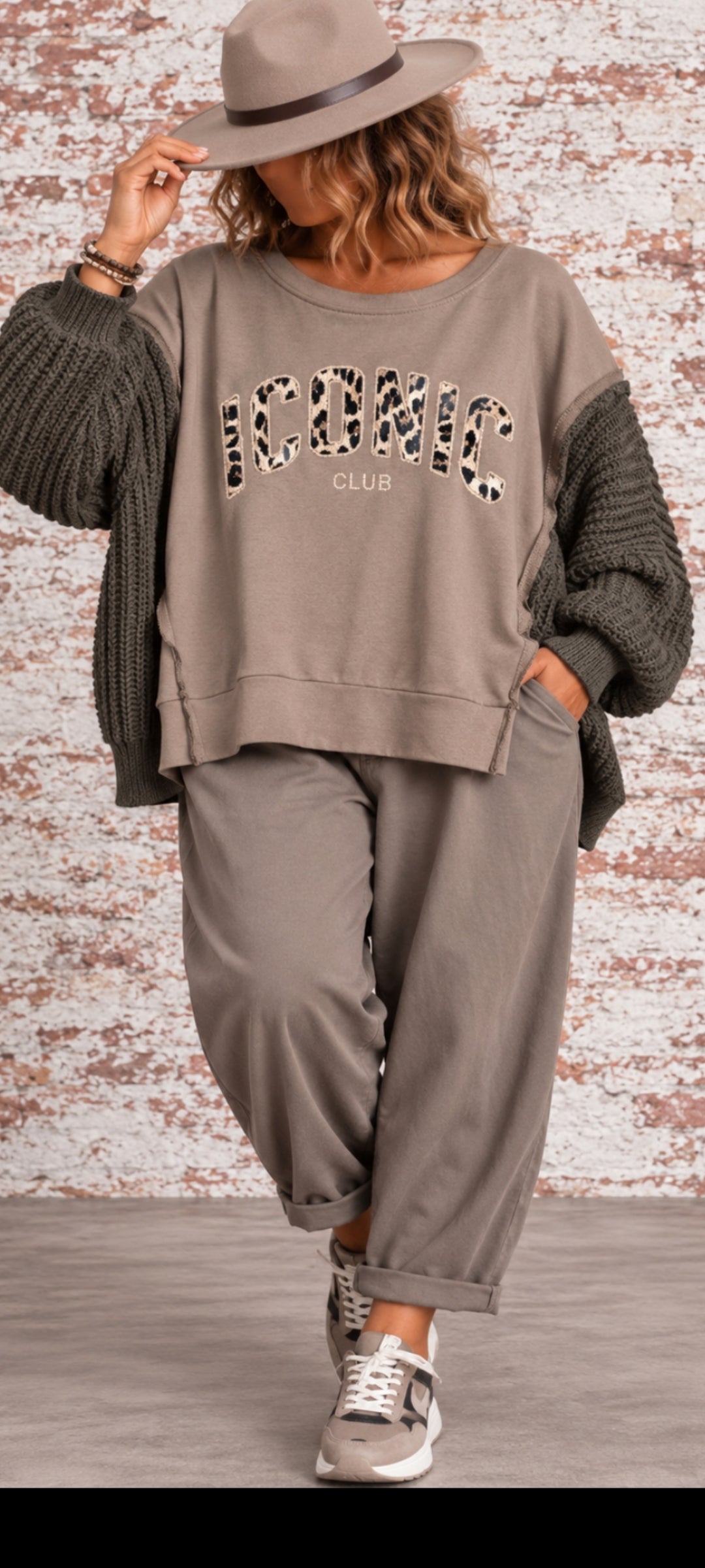 Sweat oversize bohème chic – ICONIC
