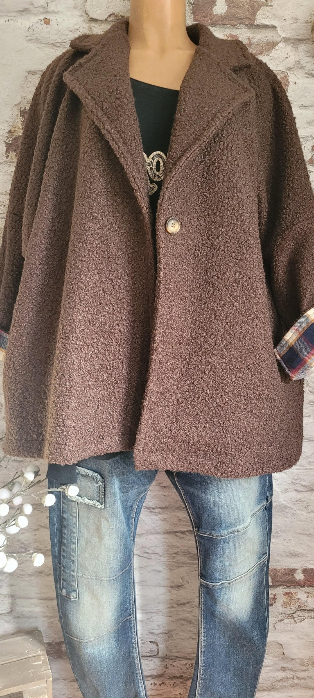 🌸 MANTEAU OVERSIZE