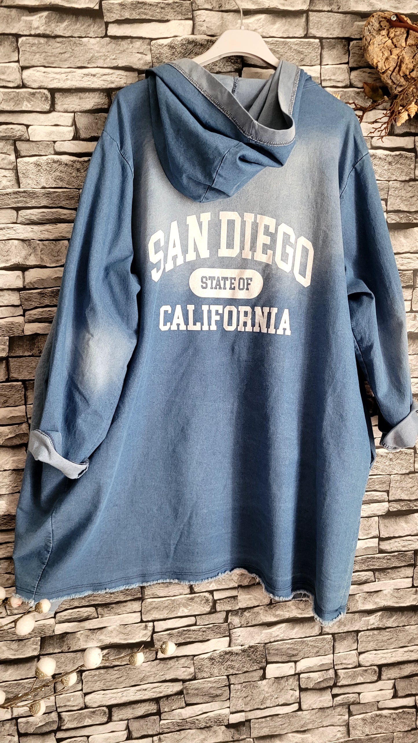🌷Veste Capuche Denim "San Diego"