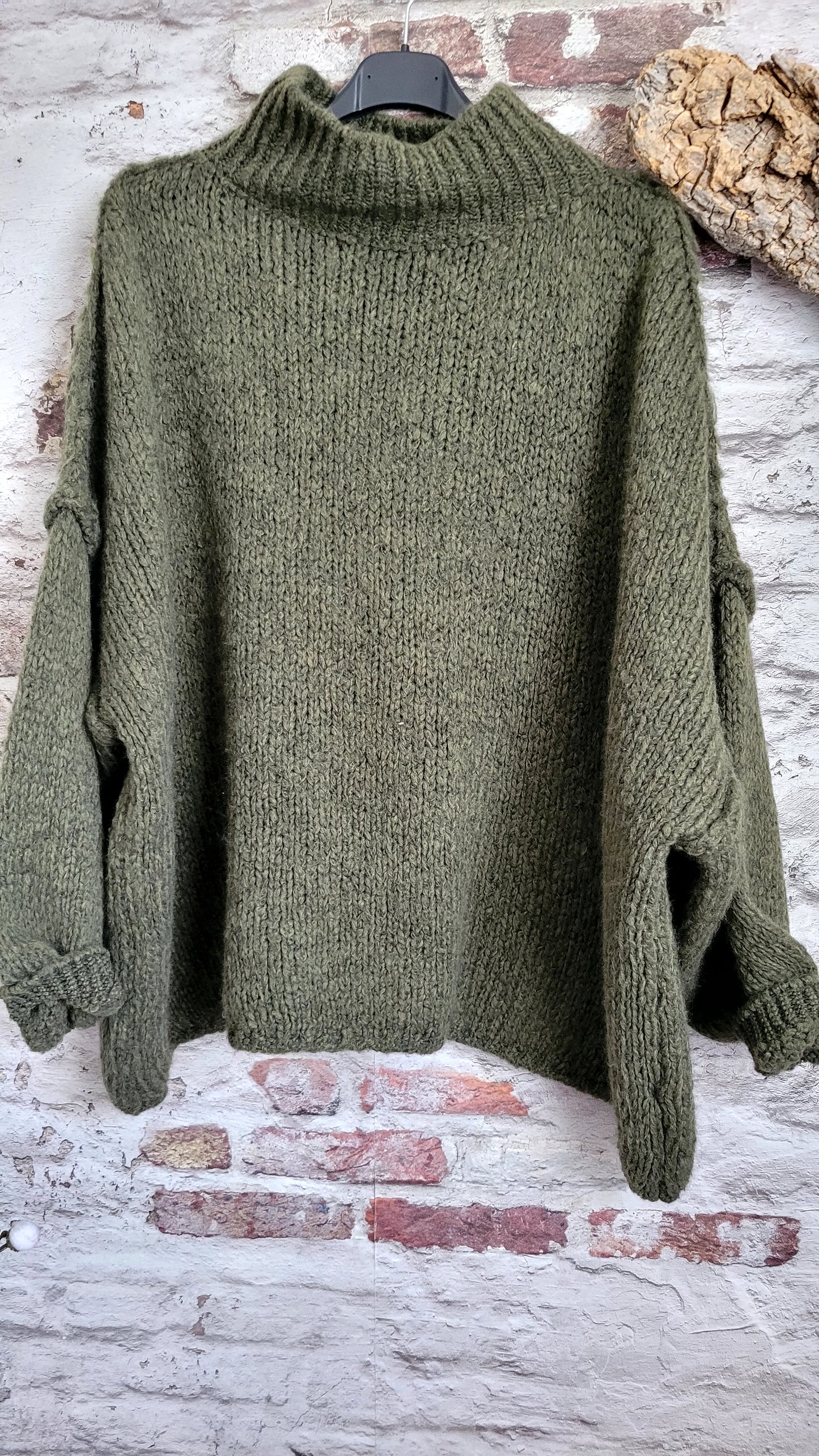 PULL OVERSIZE MAILLE ÉPAISSE