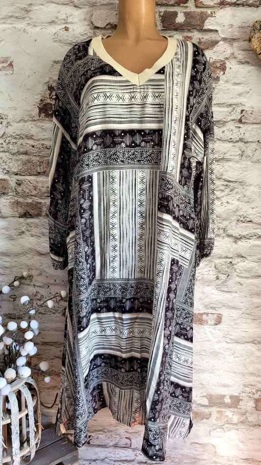 🌺 Robe ample Patchwork Bohème