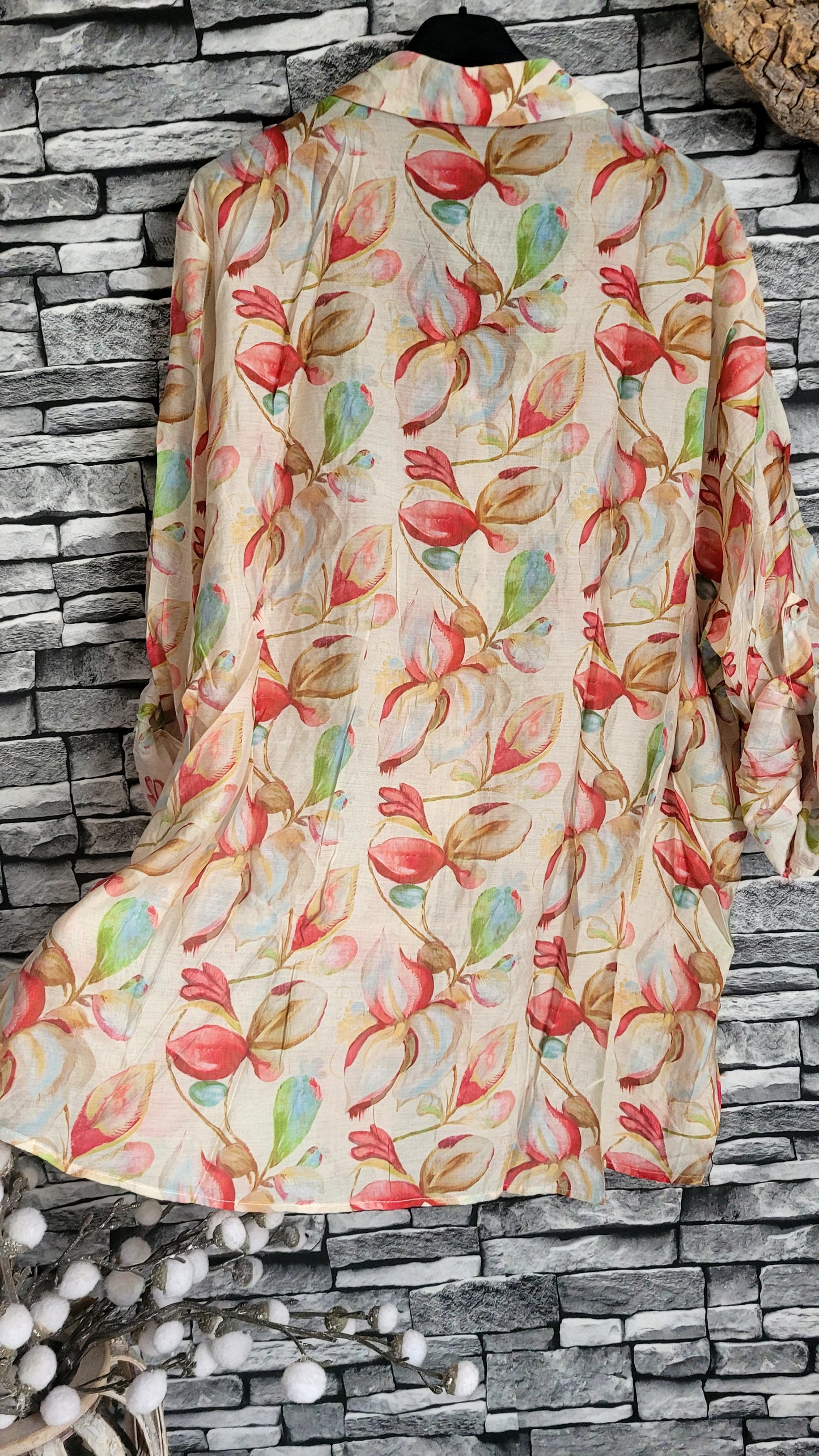 🌸 Chemisier Fluide "Aquarelle" – Viscose & Tencel