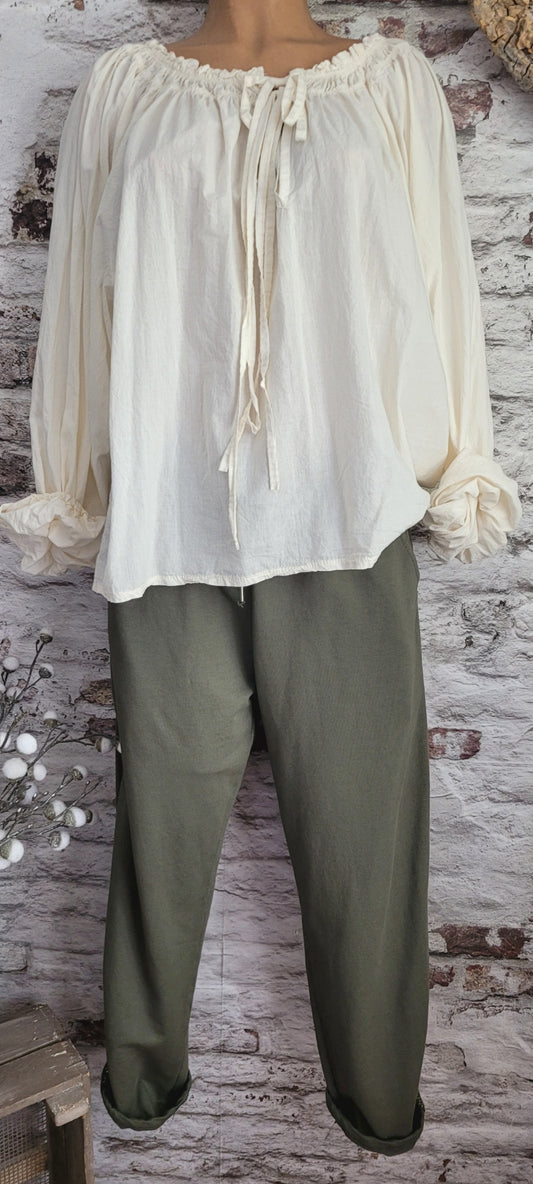 ❤️ Chemise paysanne