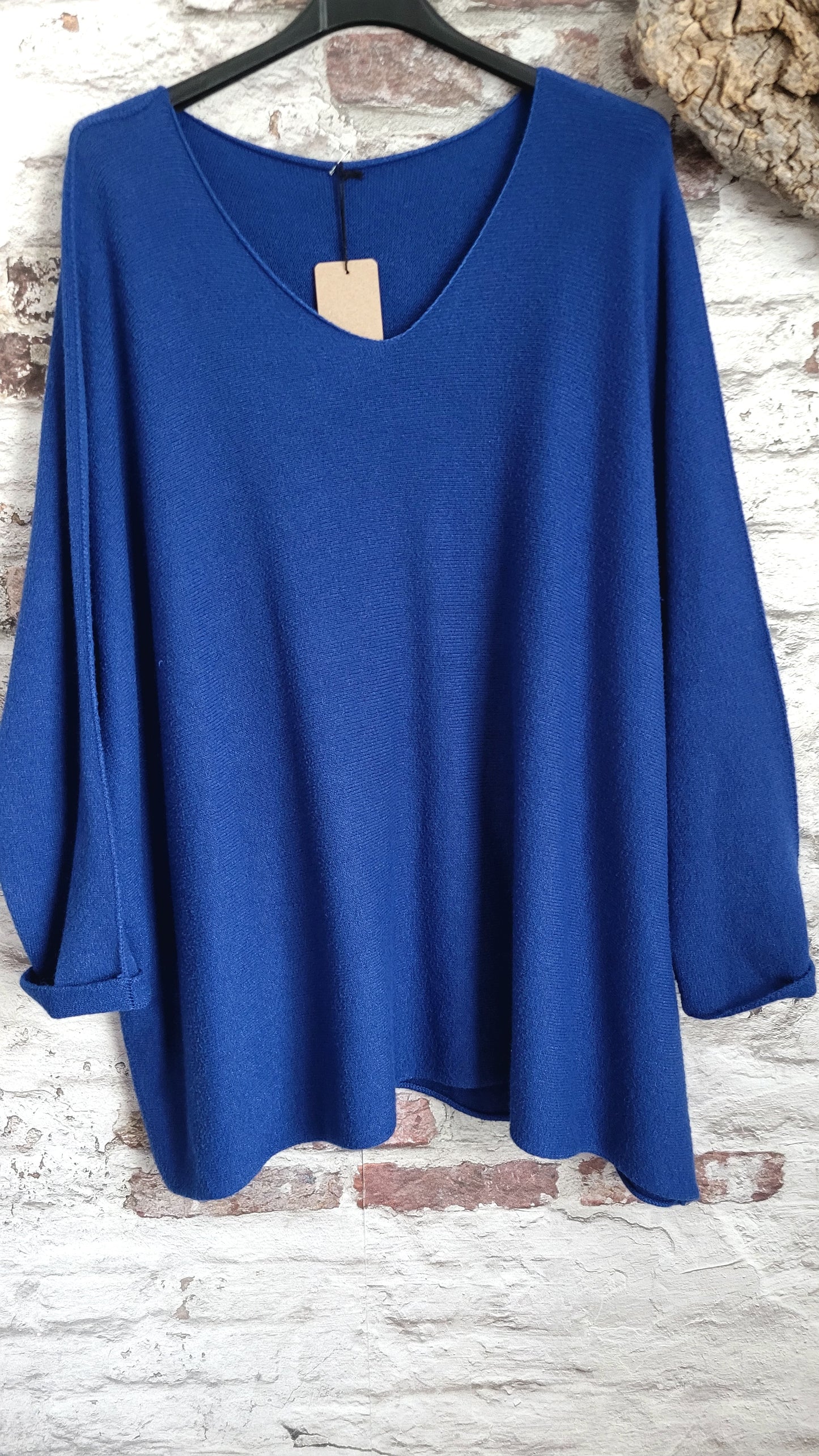 🍒 PULL OVERSIZE BLEU ROI