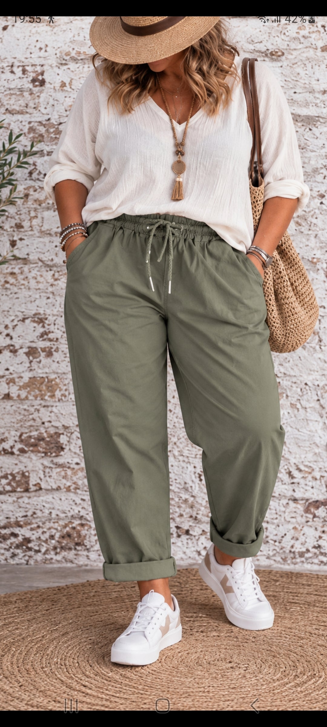 Pantalon magique grande taille – ultra extensible