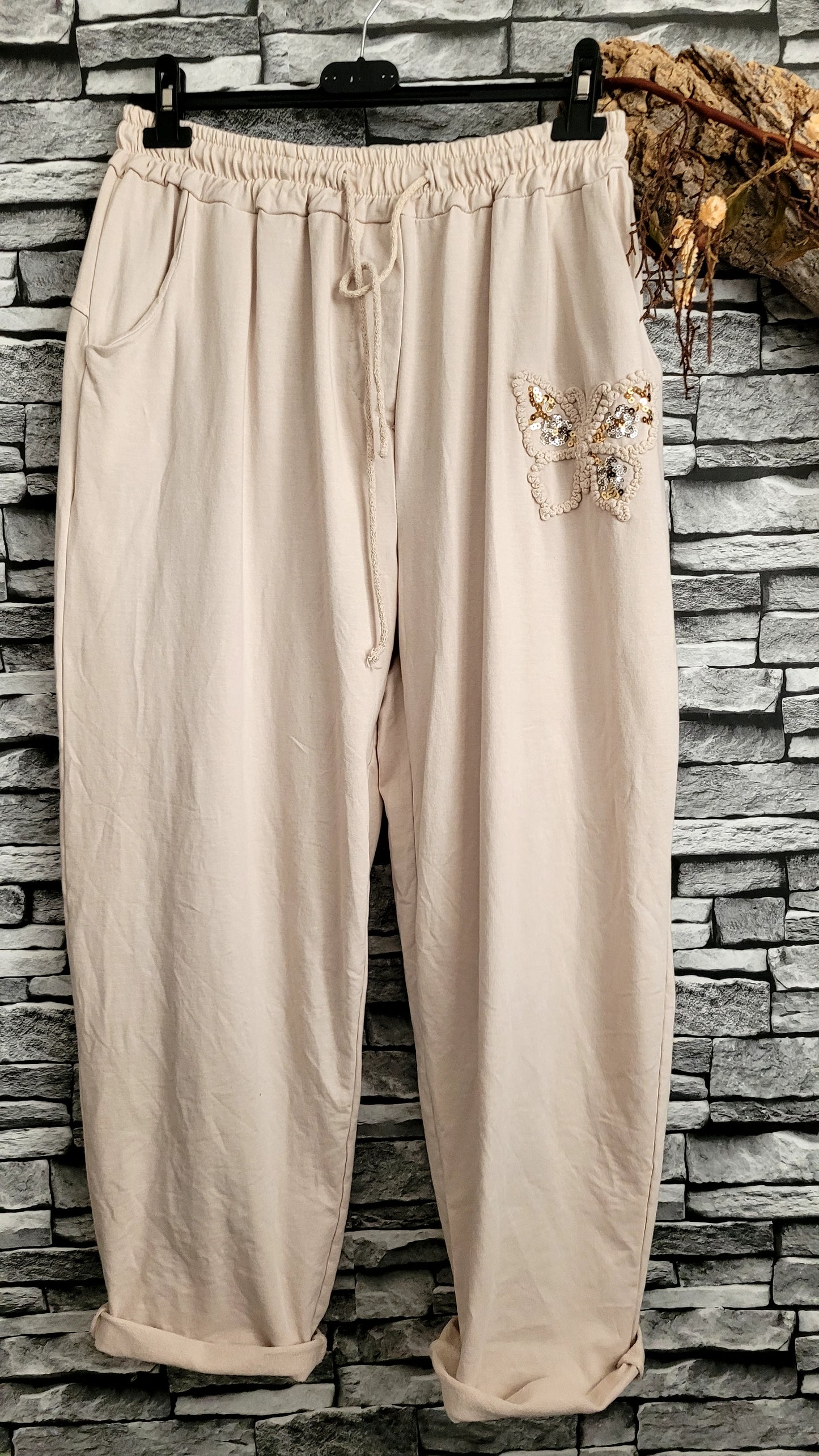 🎀Jogging "Boho-Chic" Papillon Pailleté