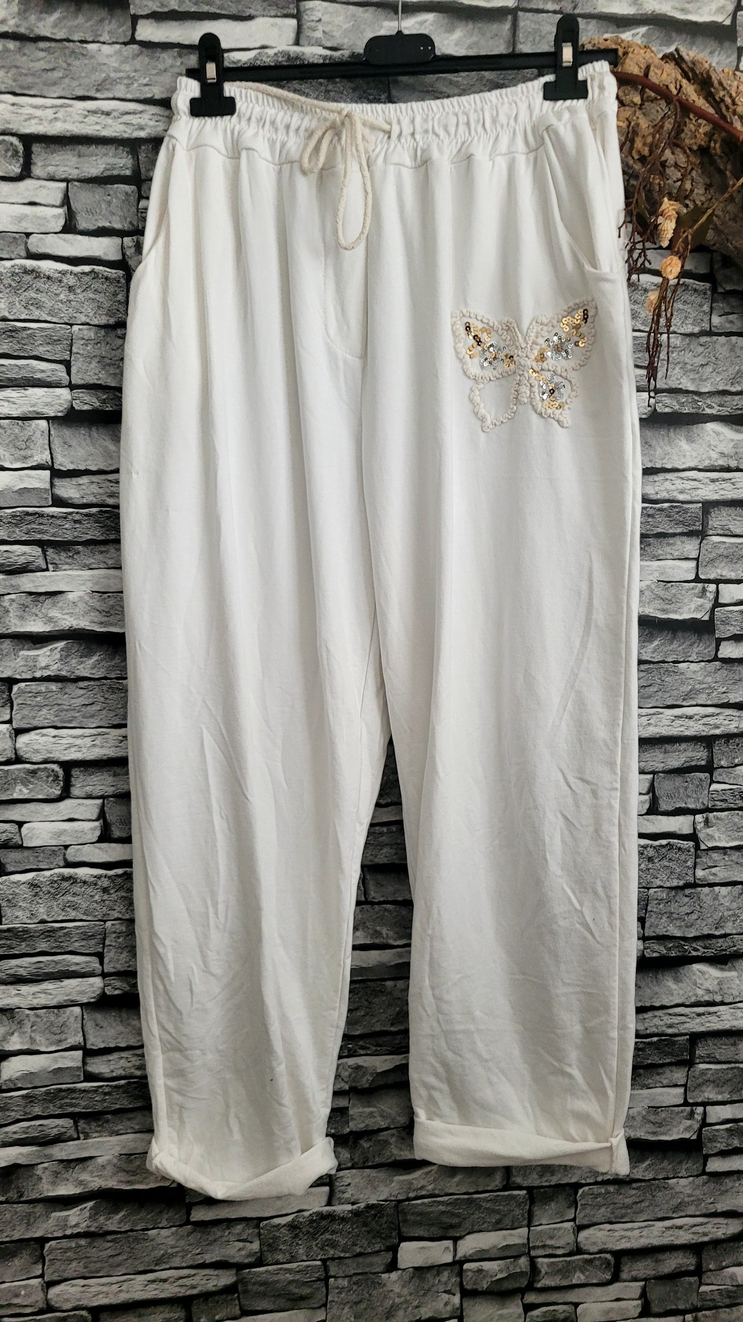 🎀Jogging "Boho-Chic" Papillon Pailleté