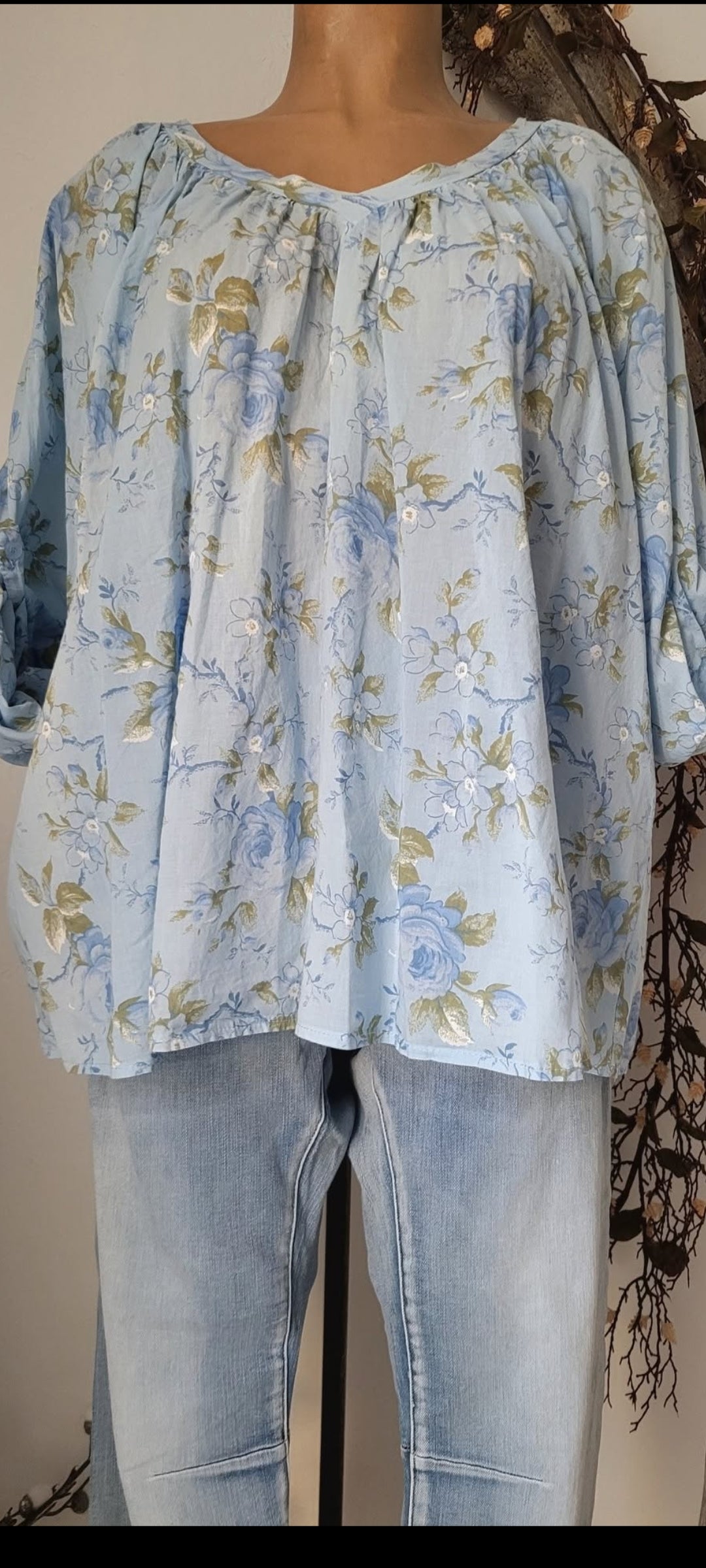 💕 Blouse Bohème Fleurie