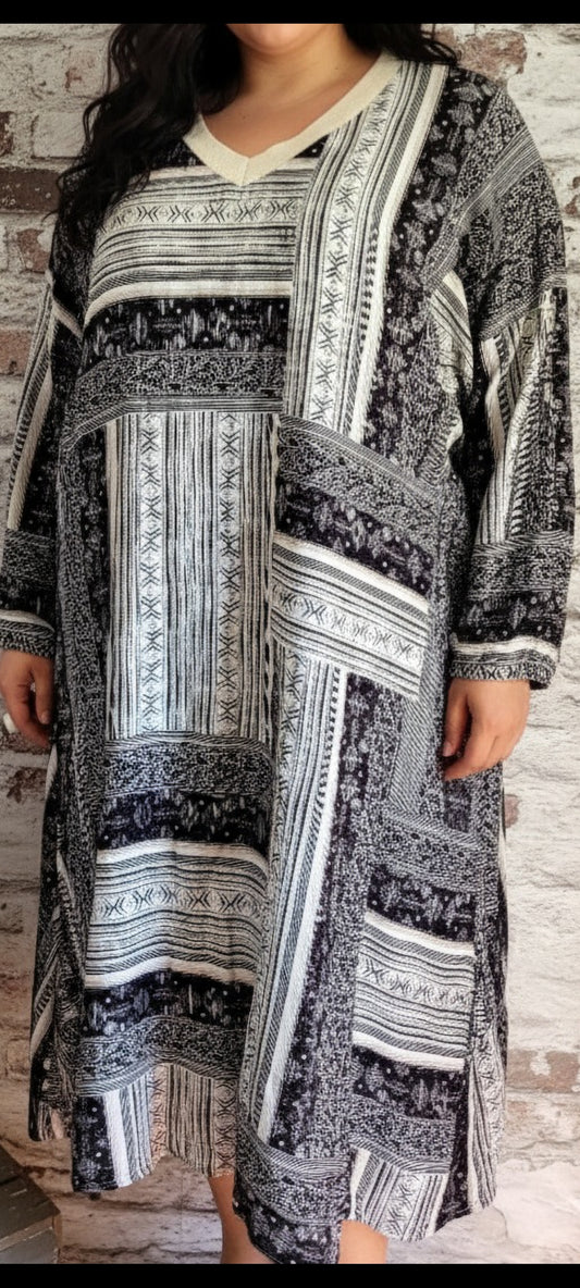 🌺 Robe ample Patchwork Bohème