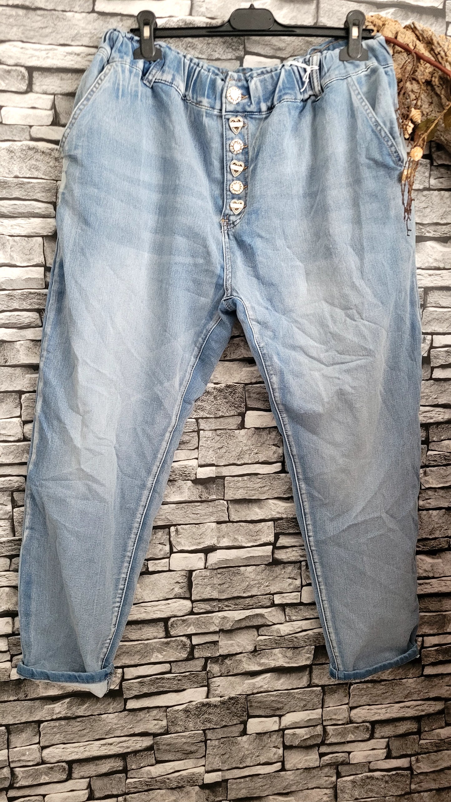 🌺Jean denim coupe confortable