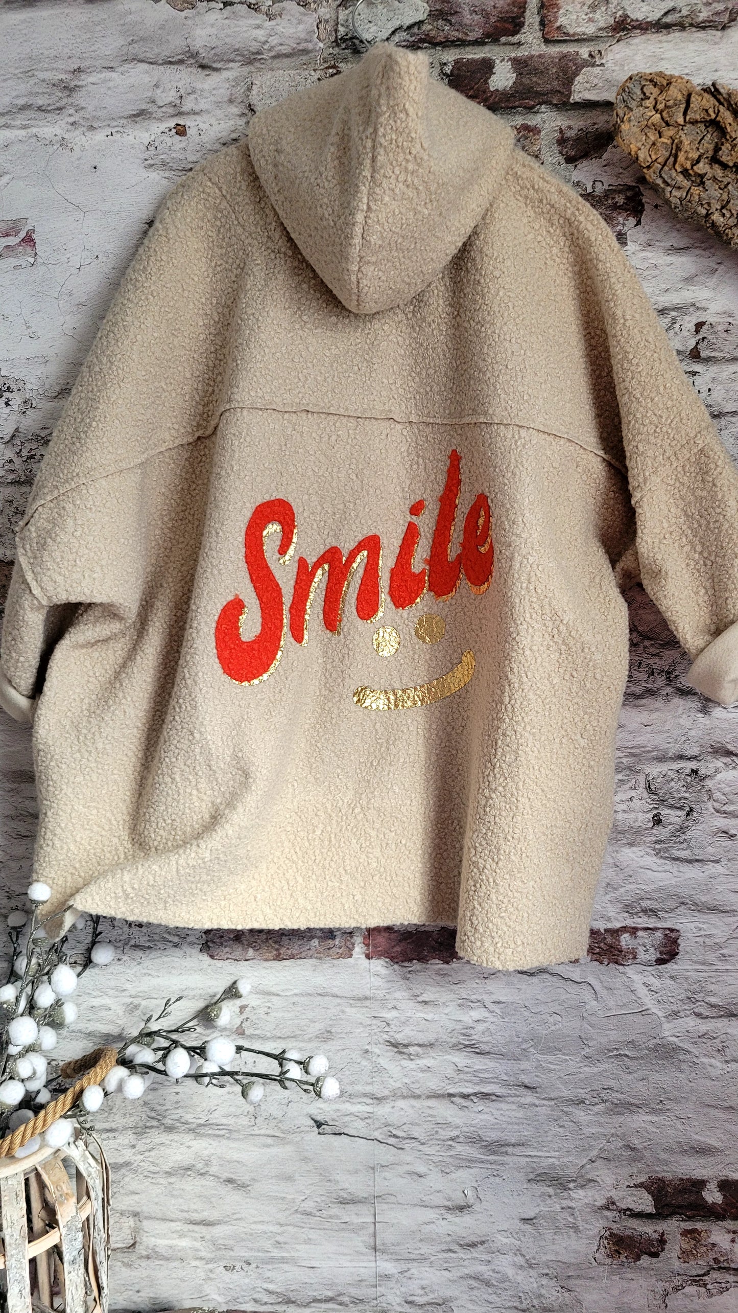 🥀 MANTEAU BOUCLETTE