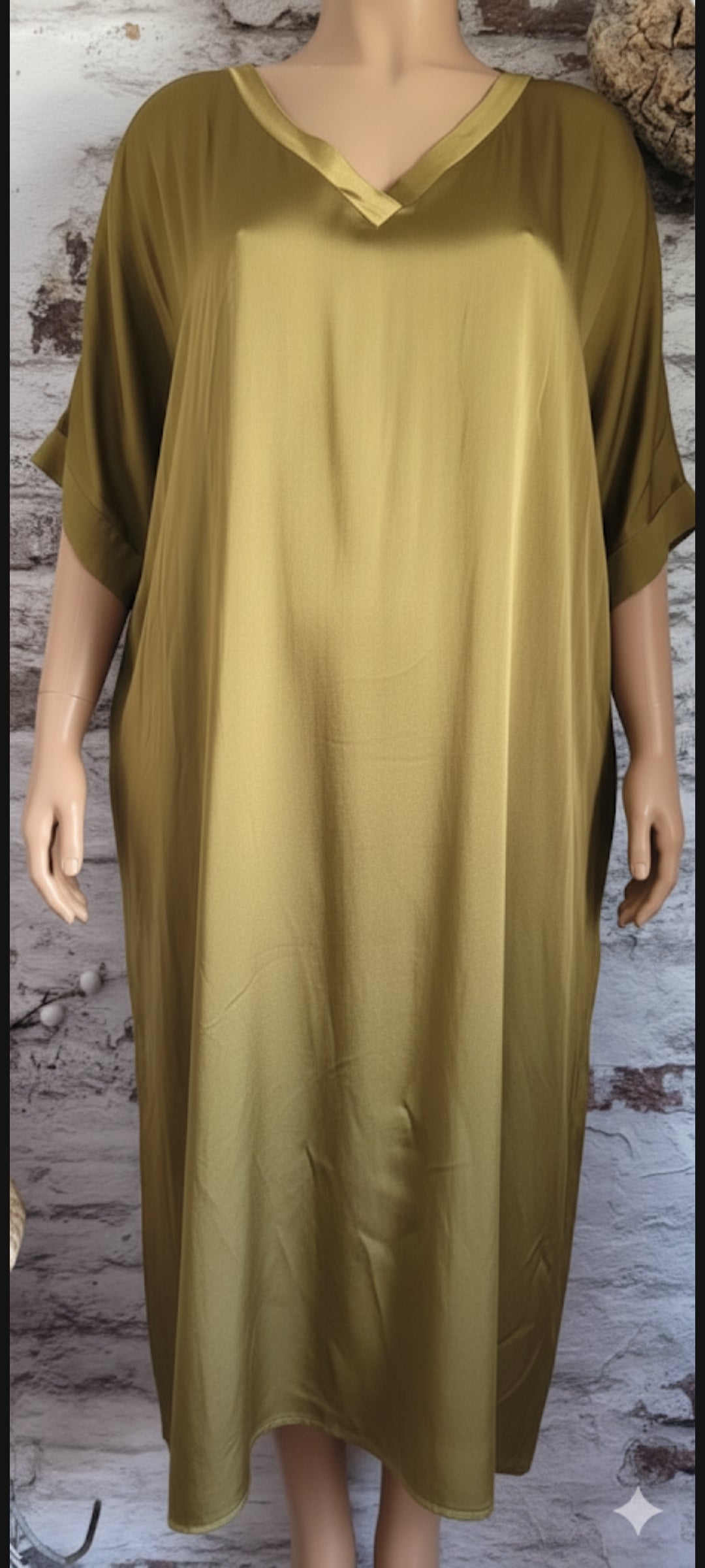 Robe fluide en satin