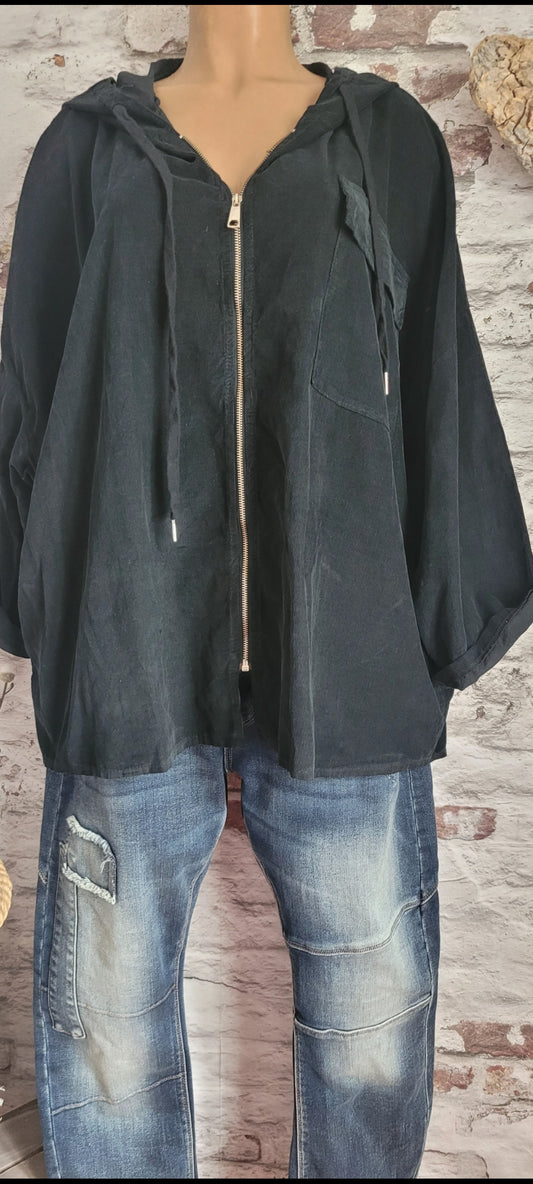 ♥️ VESTE ZIPPÉE EN VELOURS CÔTELÉ