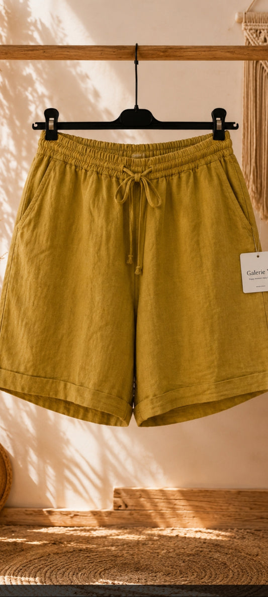 Short lin moutarde