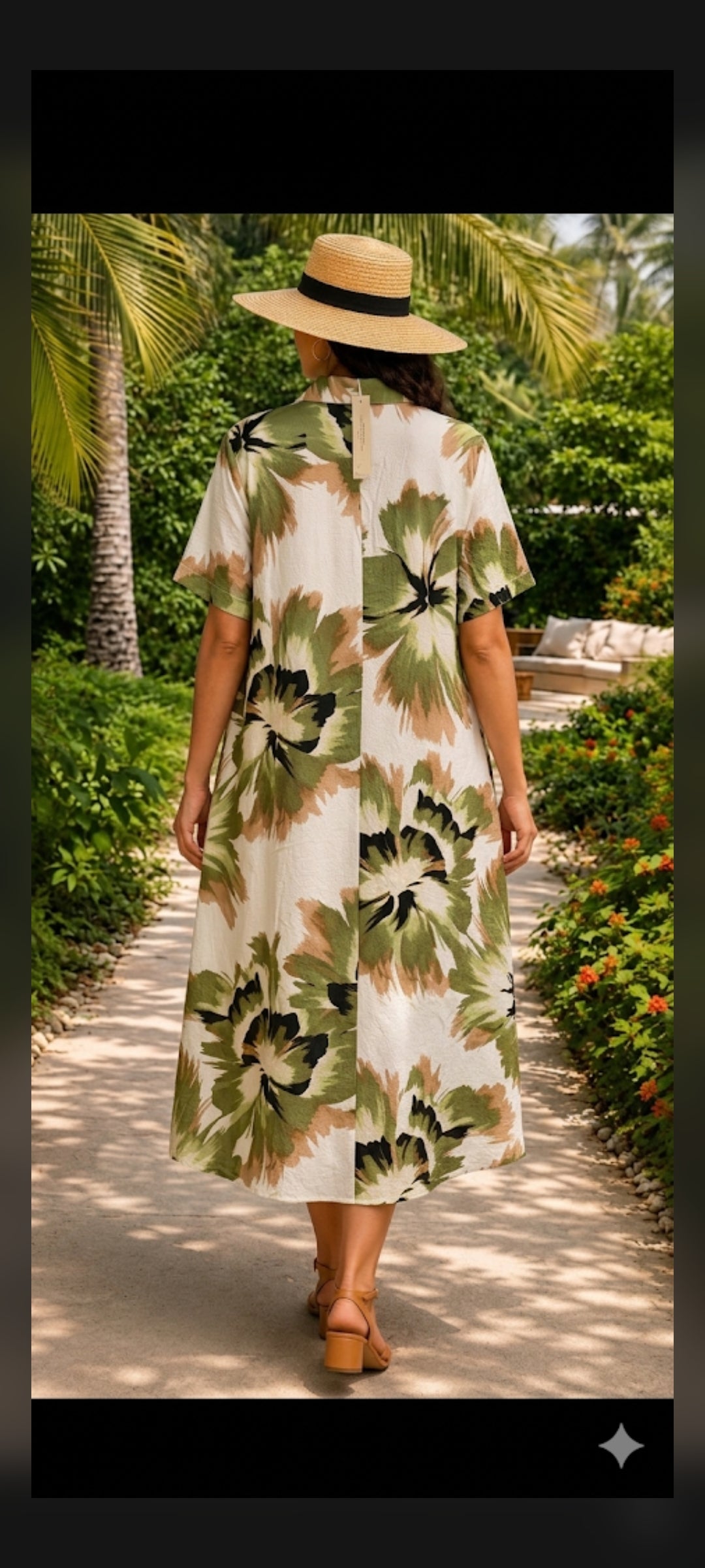 🍒 Robe Midi Florale Bohème