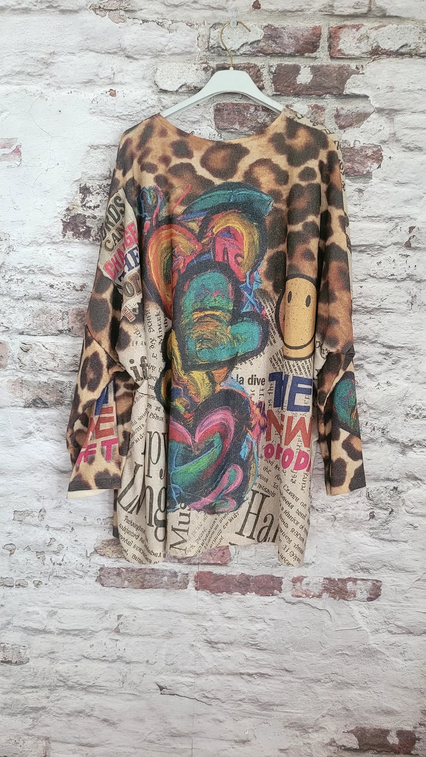 Tunique oversize léopard – Style bohème chic