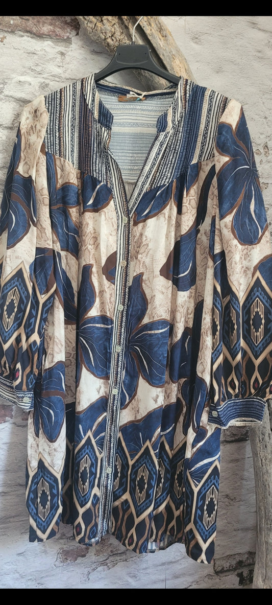 Tunique motif floral