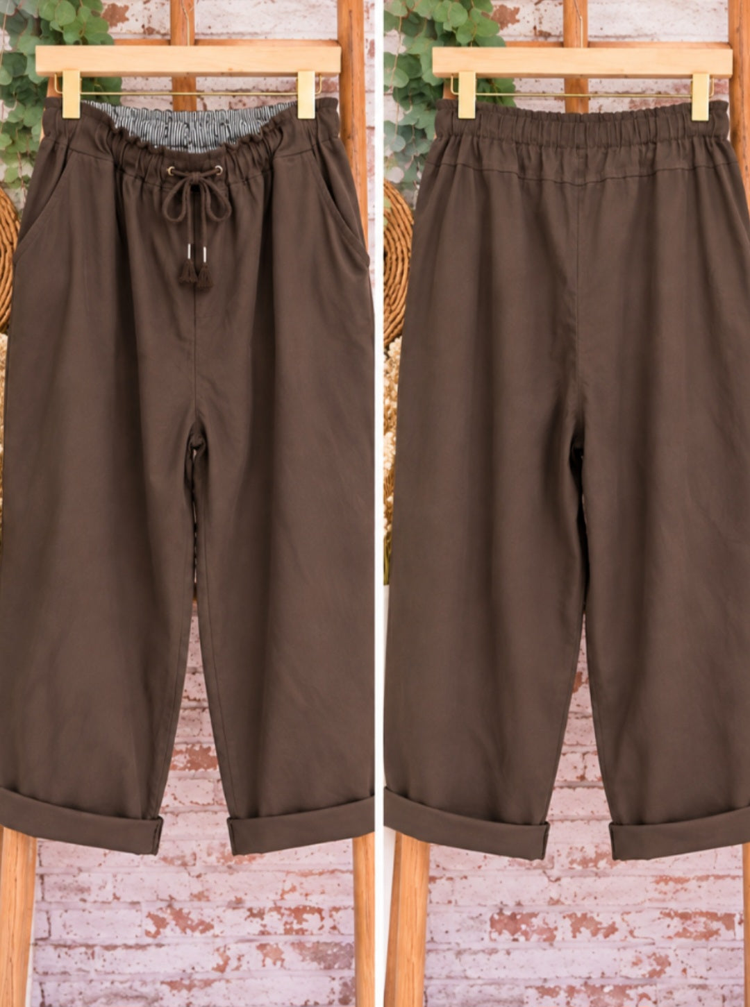 🤎Pantalon coton – Style bohème chic