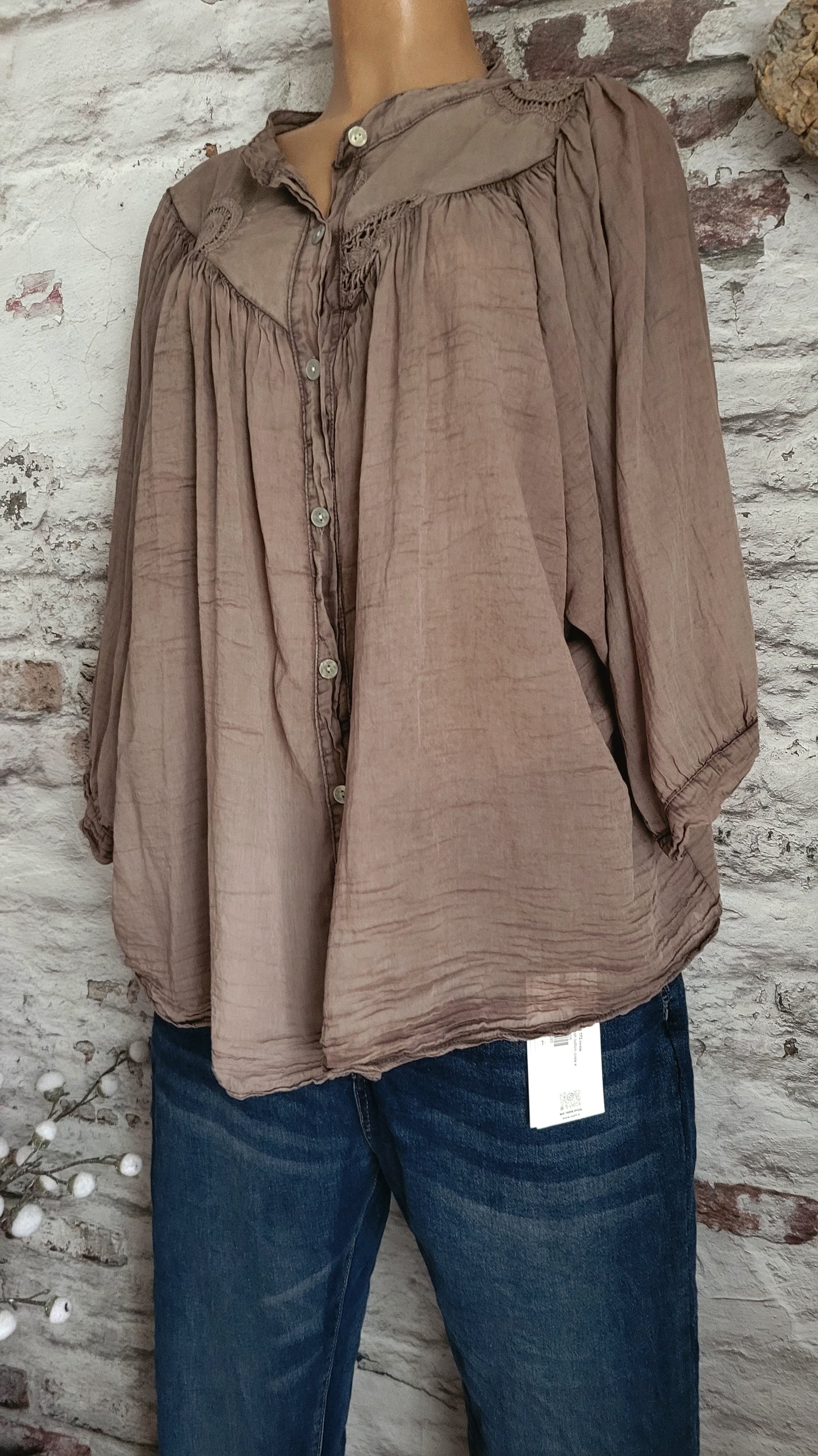 💕 CHEMISE BOHÈME