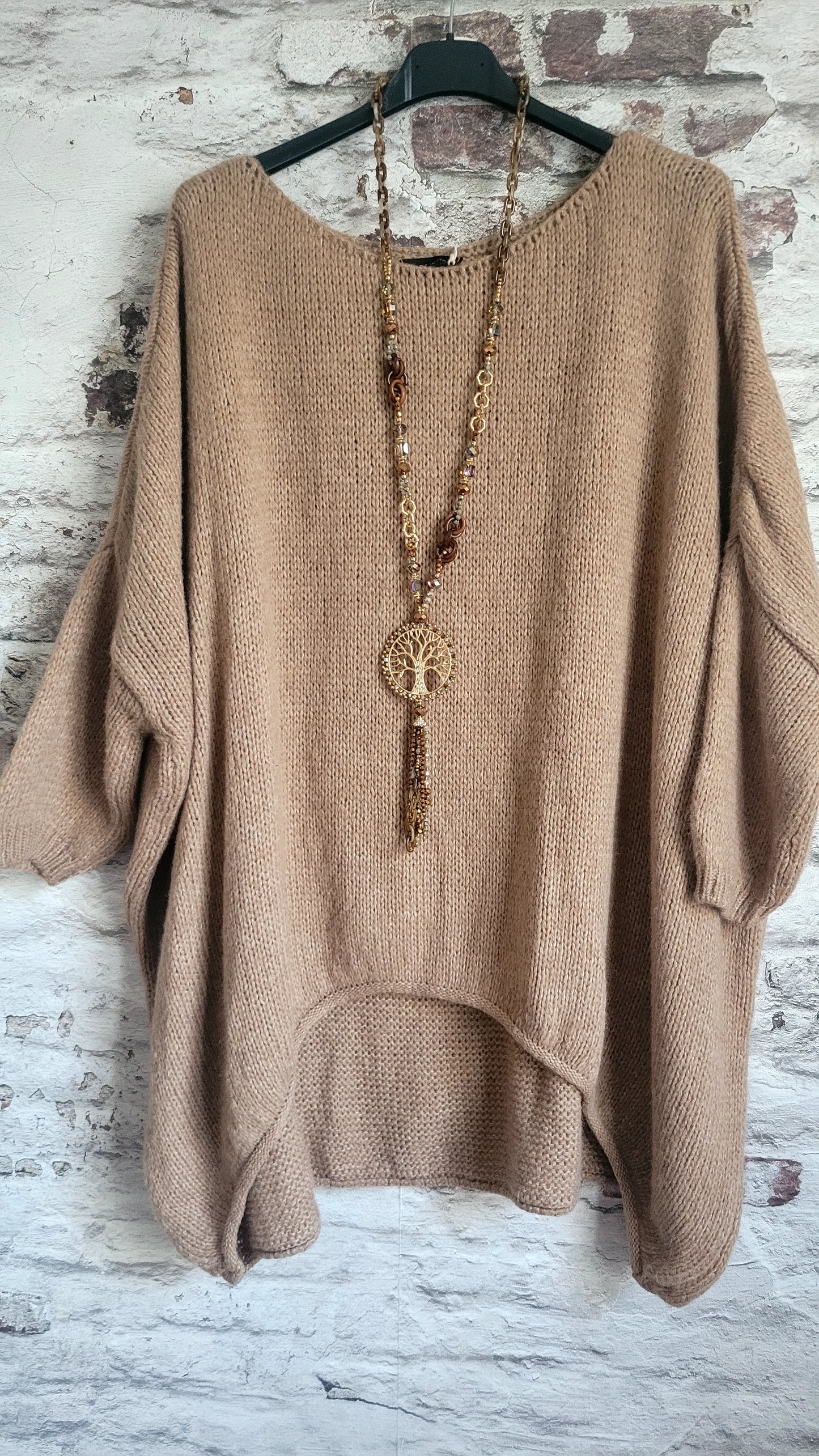Pull poncho oversize – Style bohème chic