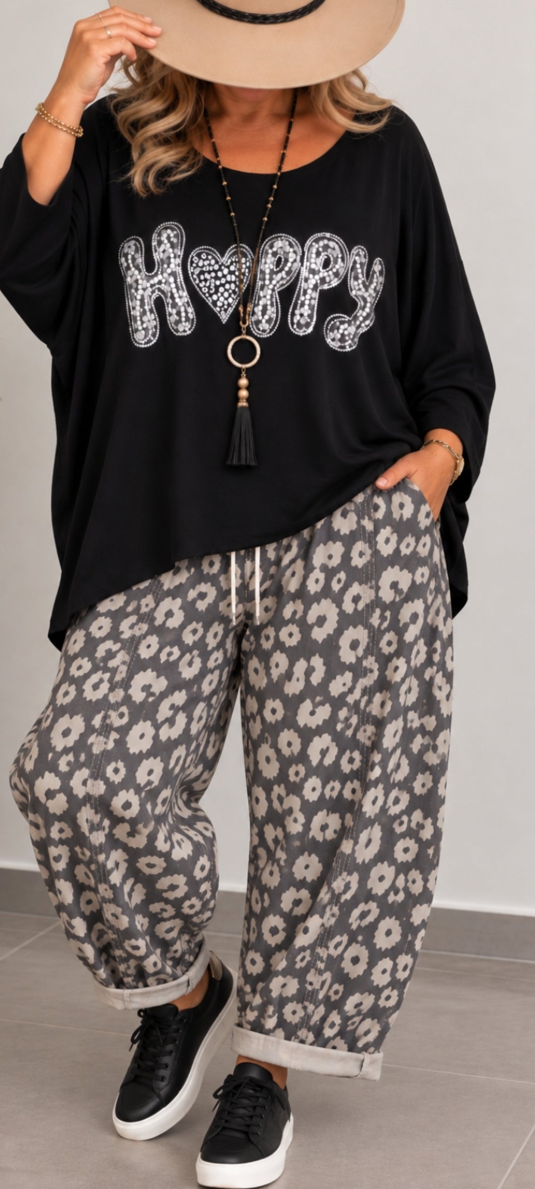 Pantalon ballon léopard